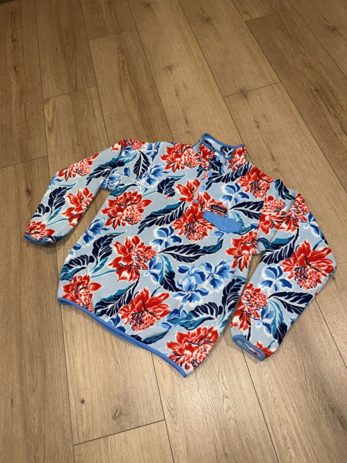 Patagonia Patagonia 90’s Synchilla Floral Hawaiian Fleece Size M / US 6-8 / IT 42-44 - 3 Thumbnail