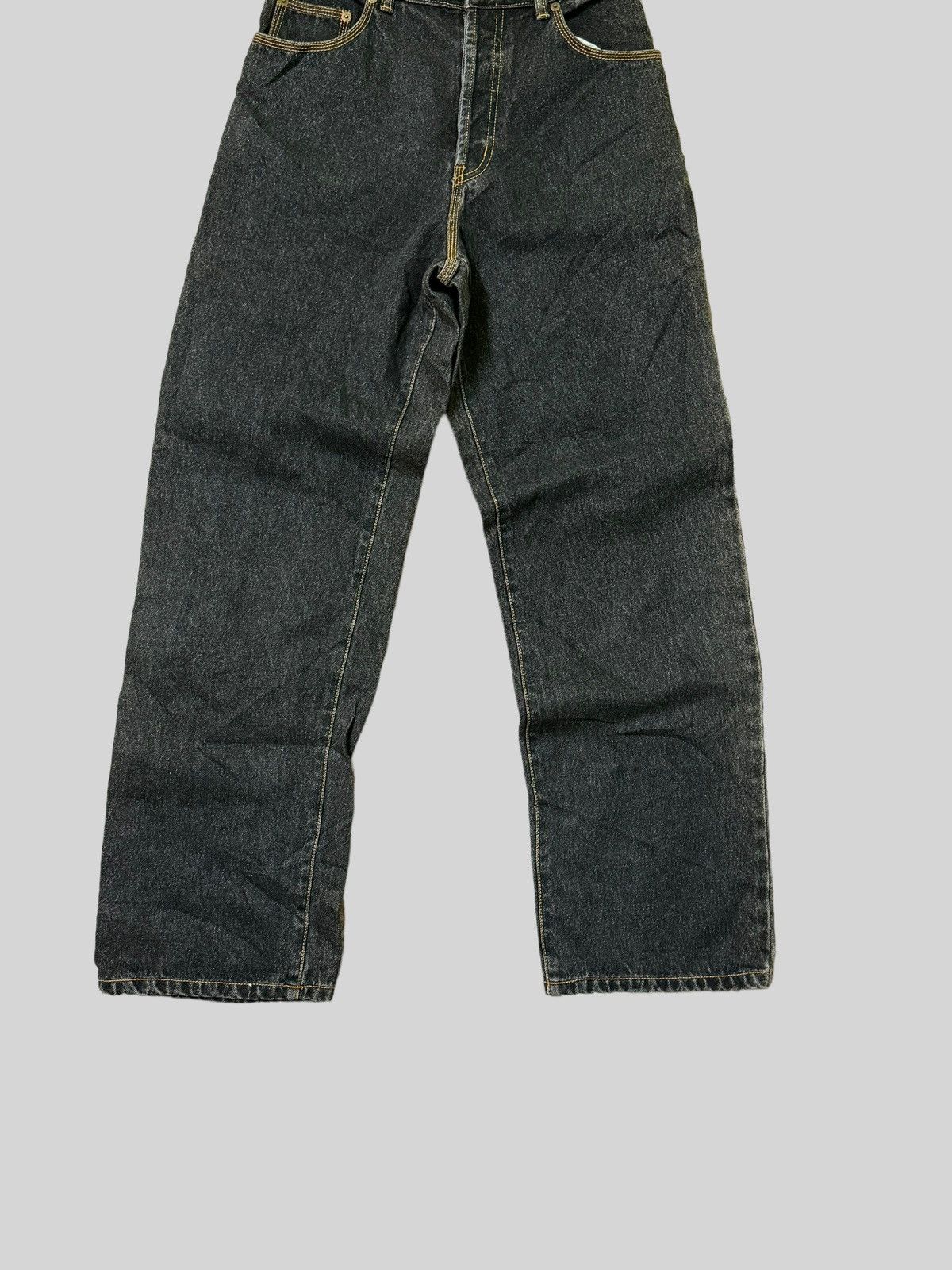 Japanese Brand NAF NAF BAGGY CARPENTER JNCO STYLE DENIM Size US 27 - 6 Thumbnail