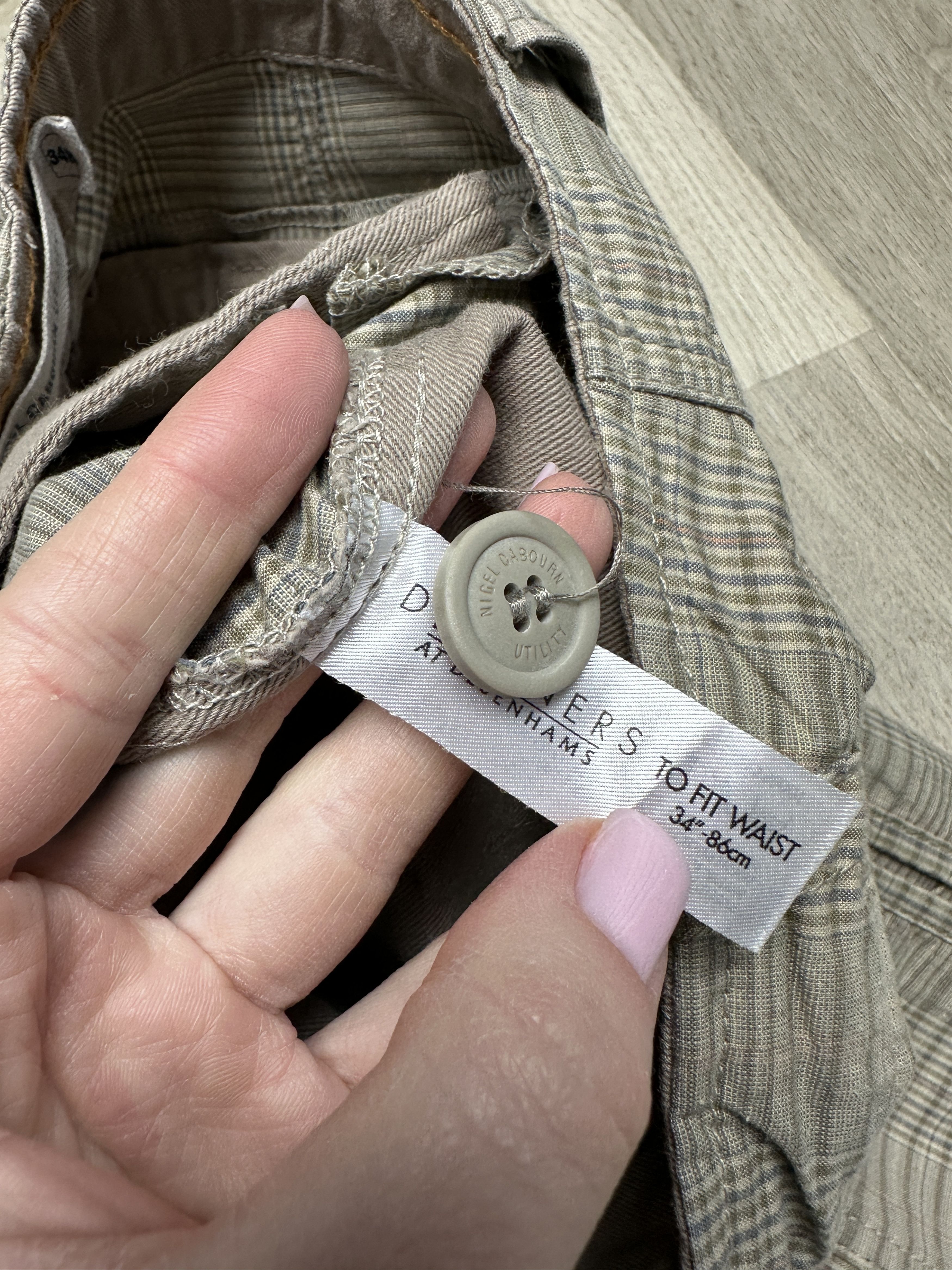 Nigel Cabourn Nigel Cabourn Mens Utility Cargo Shorts Size US 34 / EU 50 - 6 Thumbnail