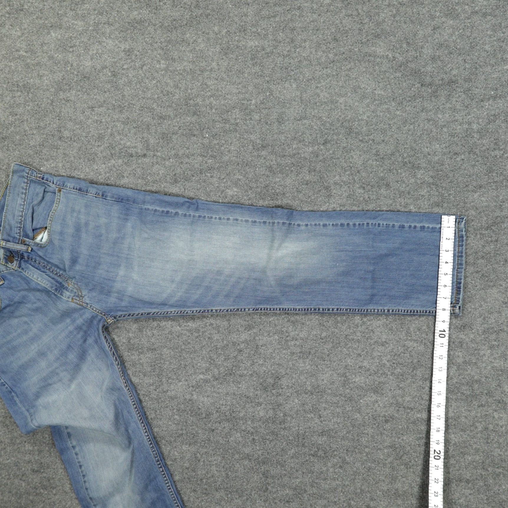 Levi's Levi's 505 Jeans Mens 36x30 Blue Regular Fit Straight Leg 100% Cotton Size US 36 / EU 52 - 6 Thumbnail