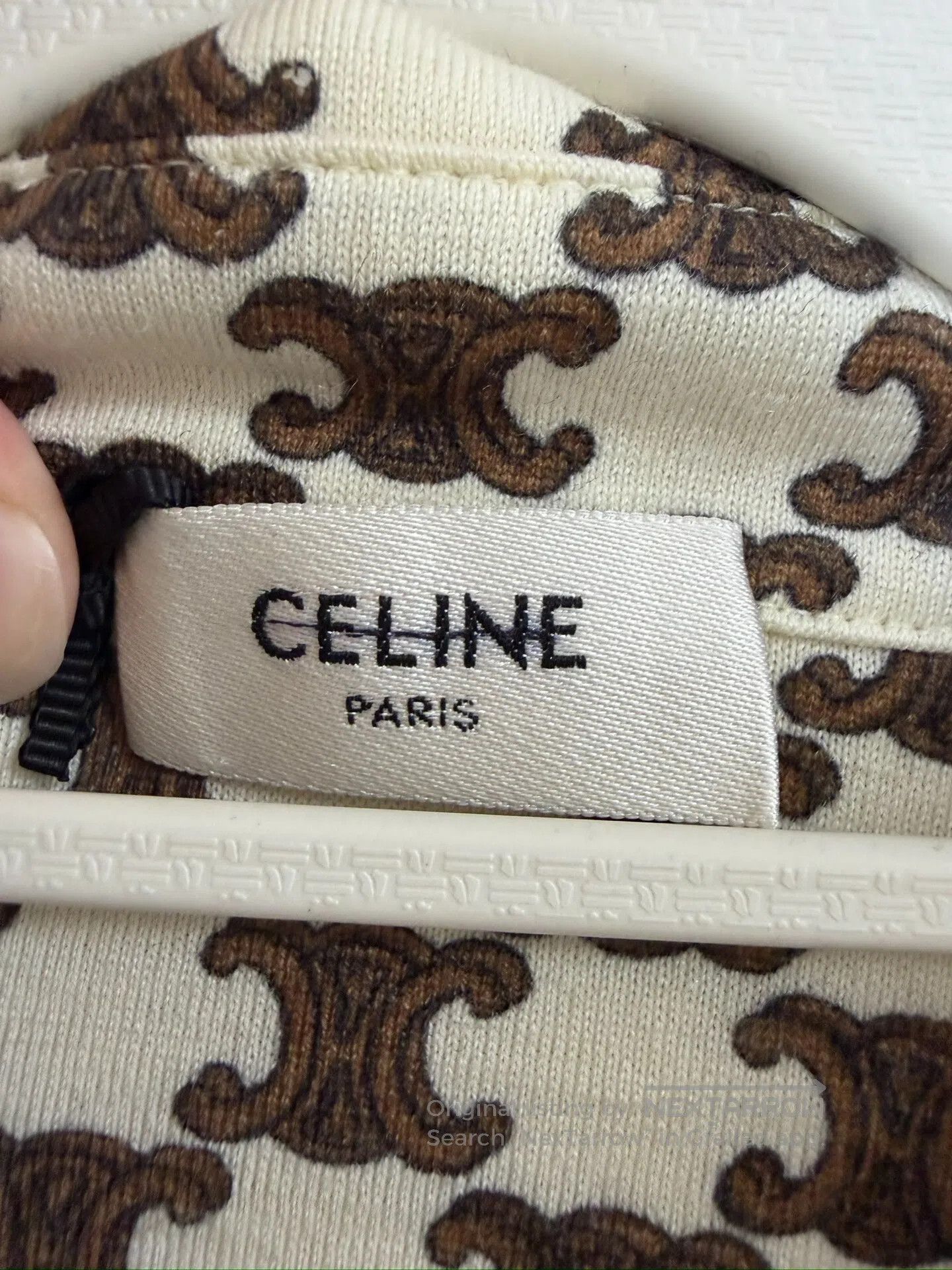 Celine CELINE Monogrammed Printed Dress| Size M / US 6-8 / IT 42-44 - 3 Thumbnail