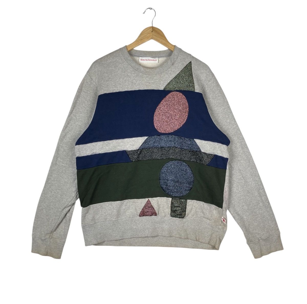 Walter Van Beirendonck Vintage WALTER VAN BEIRENDONCK Abstract Geometric Patch Size US XXL / EU 58 / 5 - 1 Thumbnail