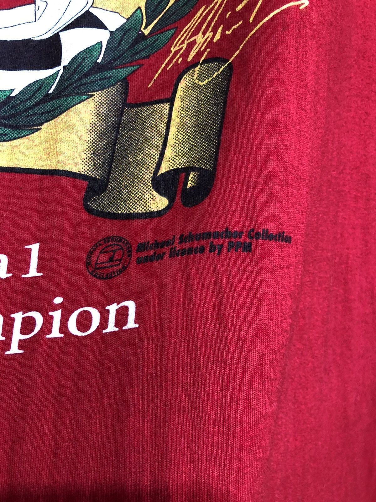 Vintage 1994 1995 Michael Schumacher racing tee shirt casual Size US XXL / EU 58 / 5 - 5 Thumbnail