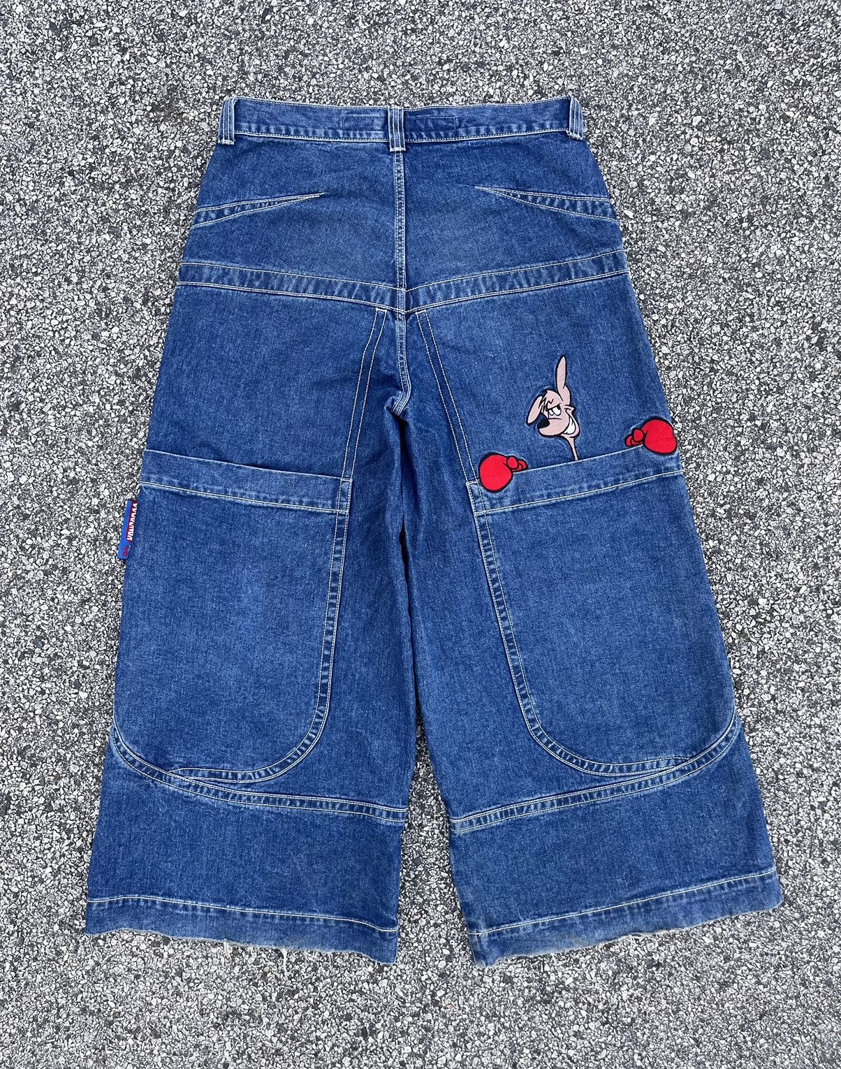Jnco × Streetwear × Vintage Kangaroo 34 Dark Stone Jnco Wide