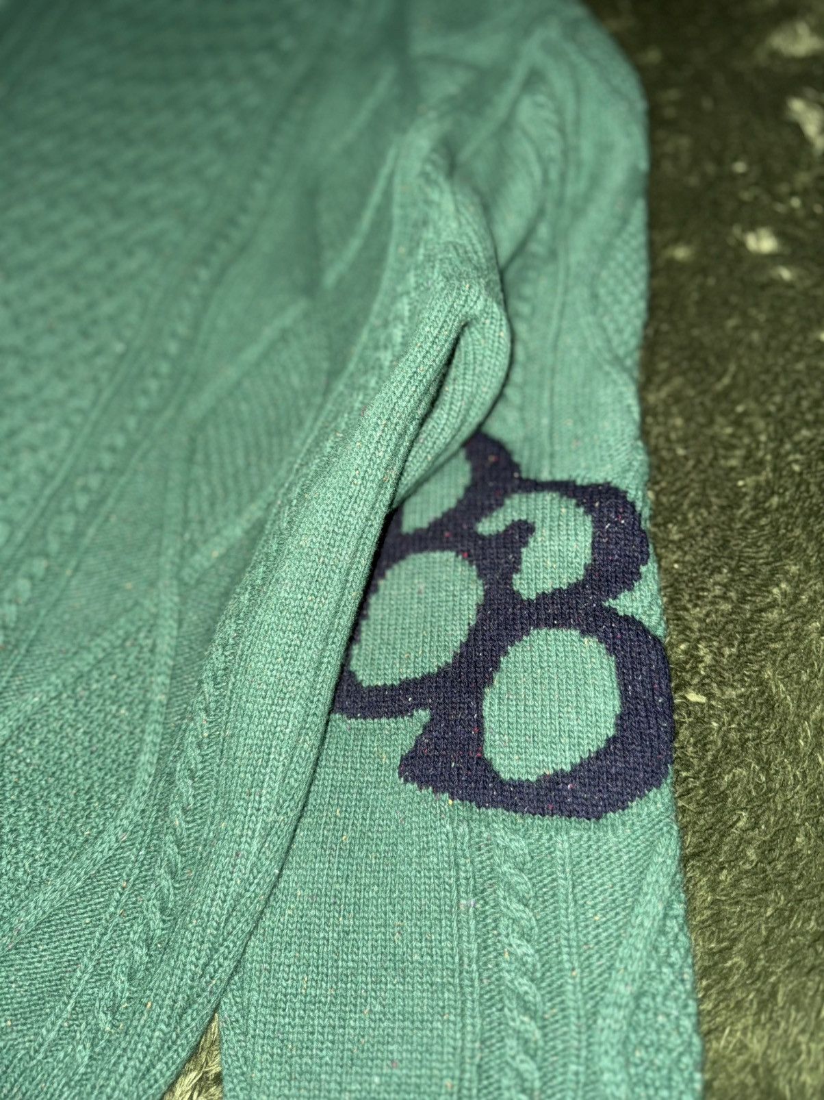 Brooks Brothers [M] Eastlogue X Brooks Brothers Cable Knit Cardigan – Green Size US M / EU 48-50 / 2 - 10 Thumbnail