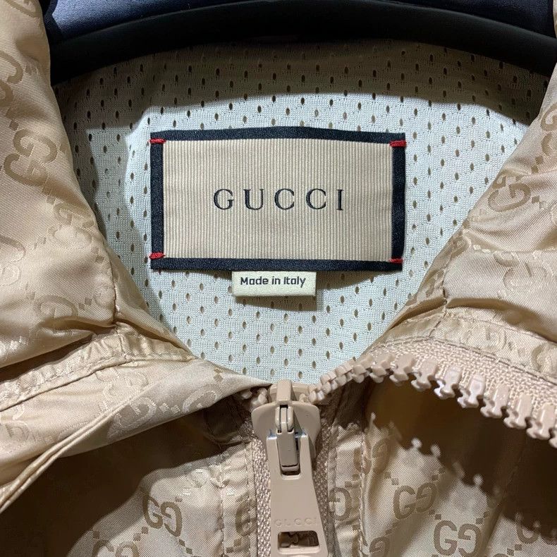 Gucci Gucci Khaki full print logo charge jacket 2501-Nextarrow Size US XXS / EU 40 - 3 Thumbnail