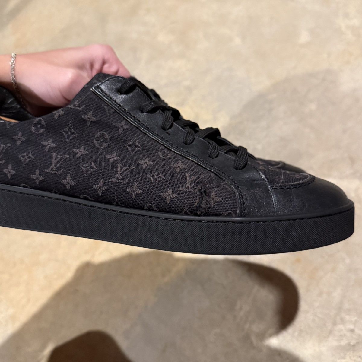 Louis Vuitton Vintage 2000s Louis Vuitton Monogram Skate Sneakers US 11 Size US 11 / EU 44 - 8 Thumbnail