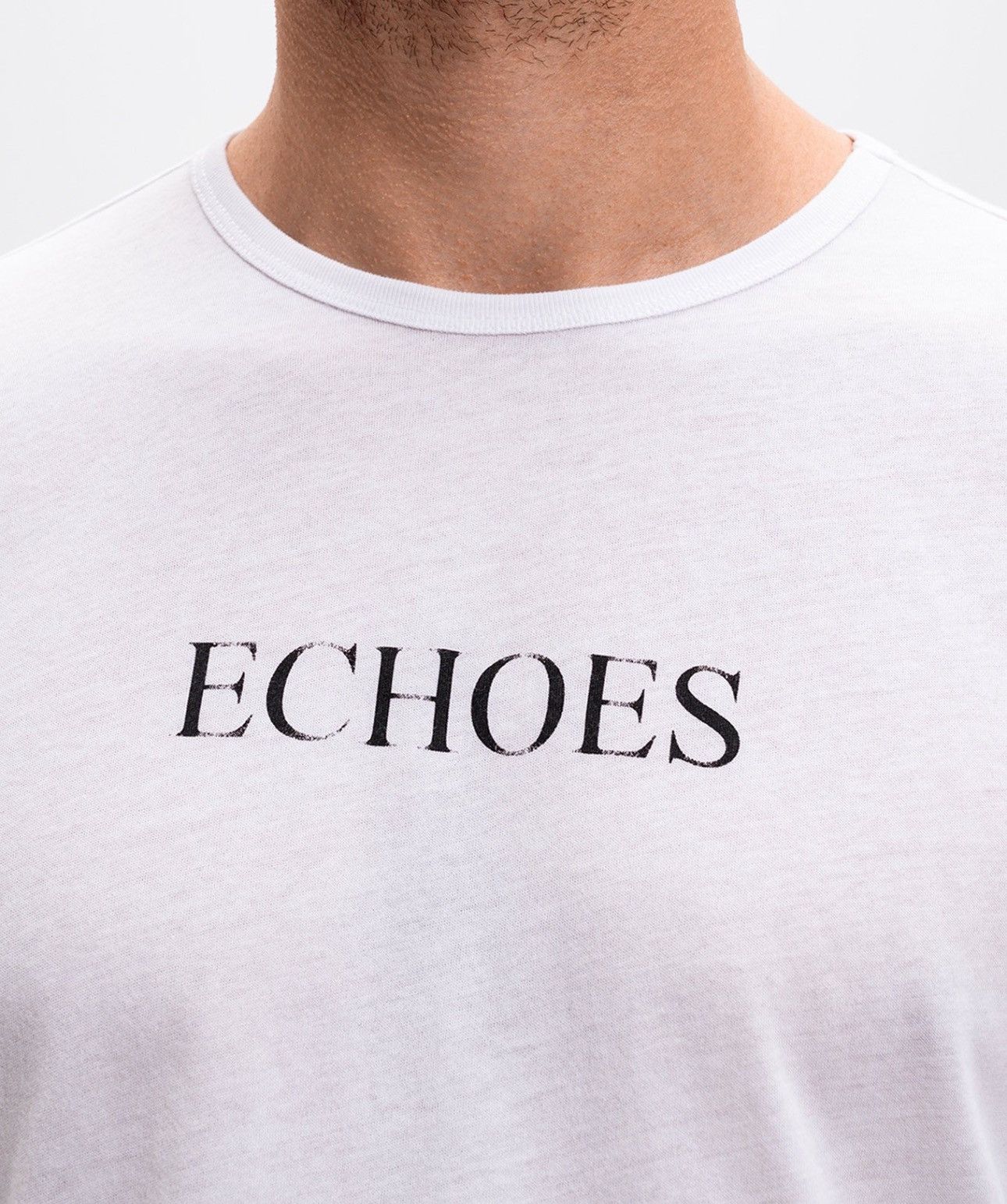 Ann Demeulemeester Last Size Ann Demeulemeester Echoes White Printed Tee Size US XXL / EU 58 / 5 - 4 Thumbnail