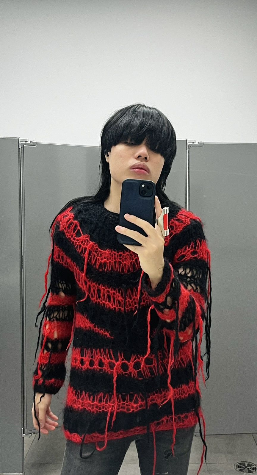 Comme des Garcons × Junya Watanabe Junya Watanabe Aw05 knit mohair sweater Size US M / EU 48-50 / 2 - 2 Thumbnail