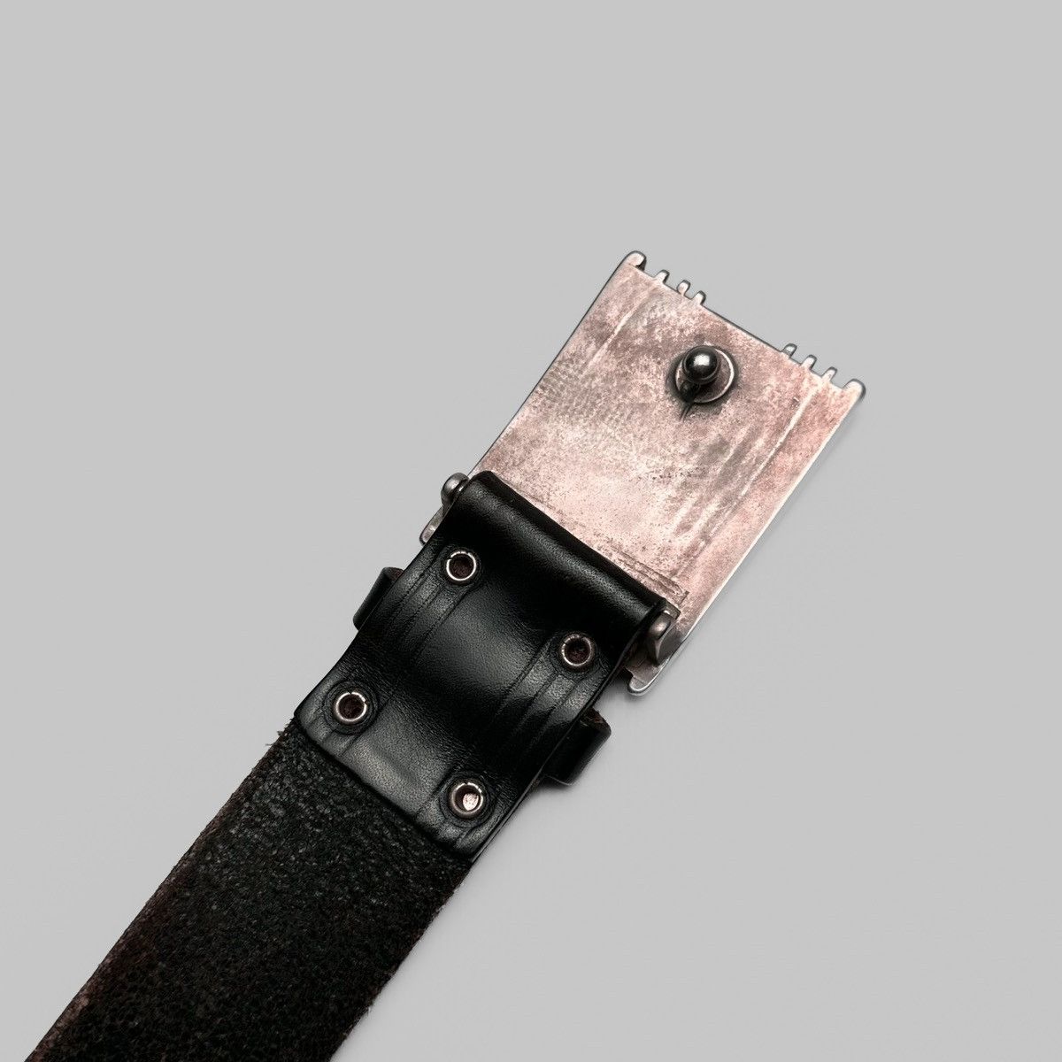 Jean Paul Gaultier 80’s Jean Paul Gaultier Public Gaultier Leather Belt Size ONE SIZE - 5 Thumbnail