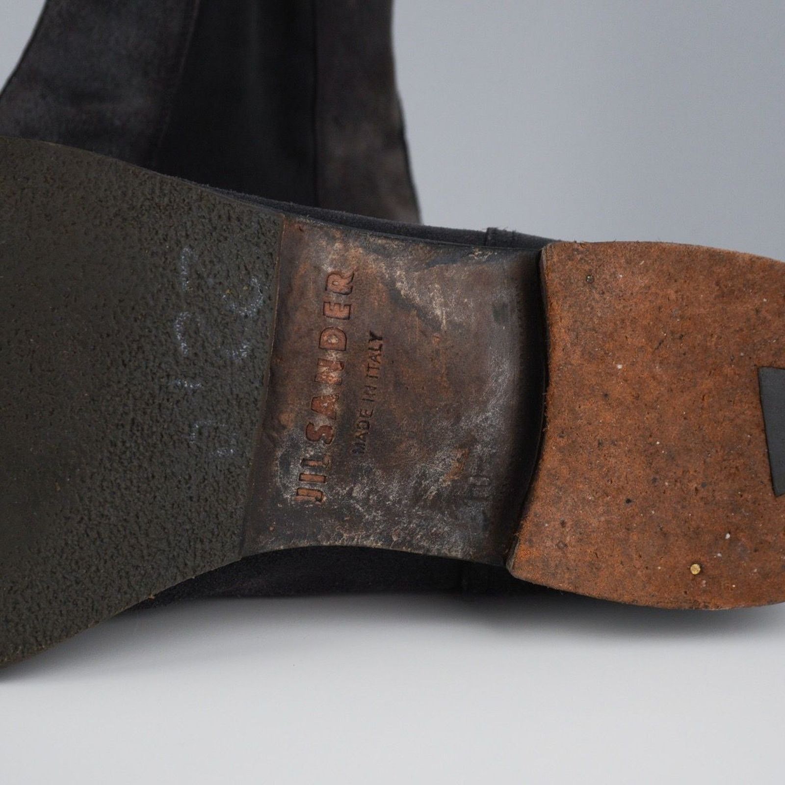 Jil Sander Jil sander black waxed leather vintage boots Size US 10 / EU 43 - 7 Thumbnail