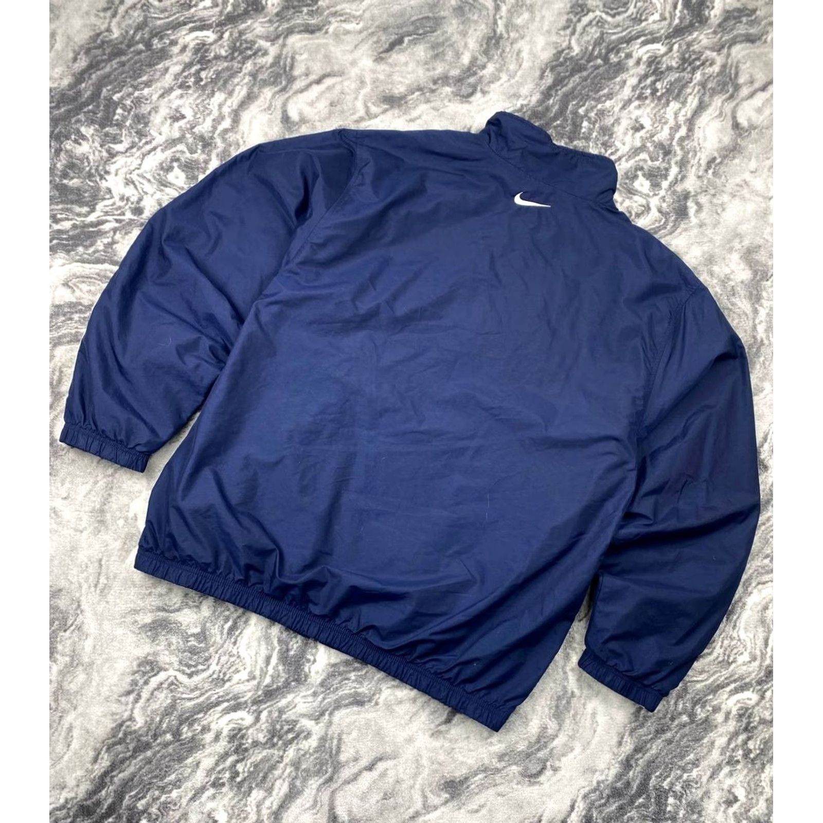 Nike VINTAGE Nike Tracksuit Jacket Pants 2 Piece XL Blue Mens Nike Tracksuit XL Blue Swoosh Y2K Size 46R - 6 Thumbnail