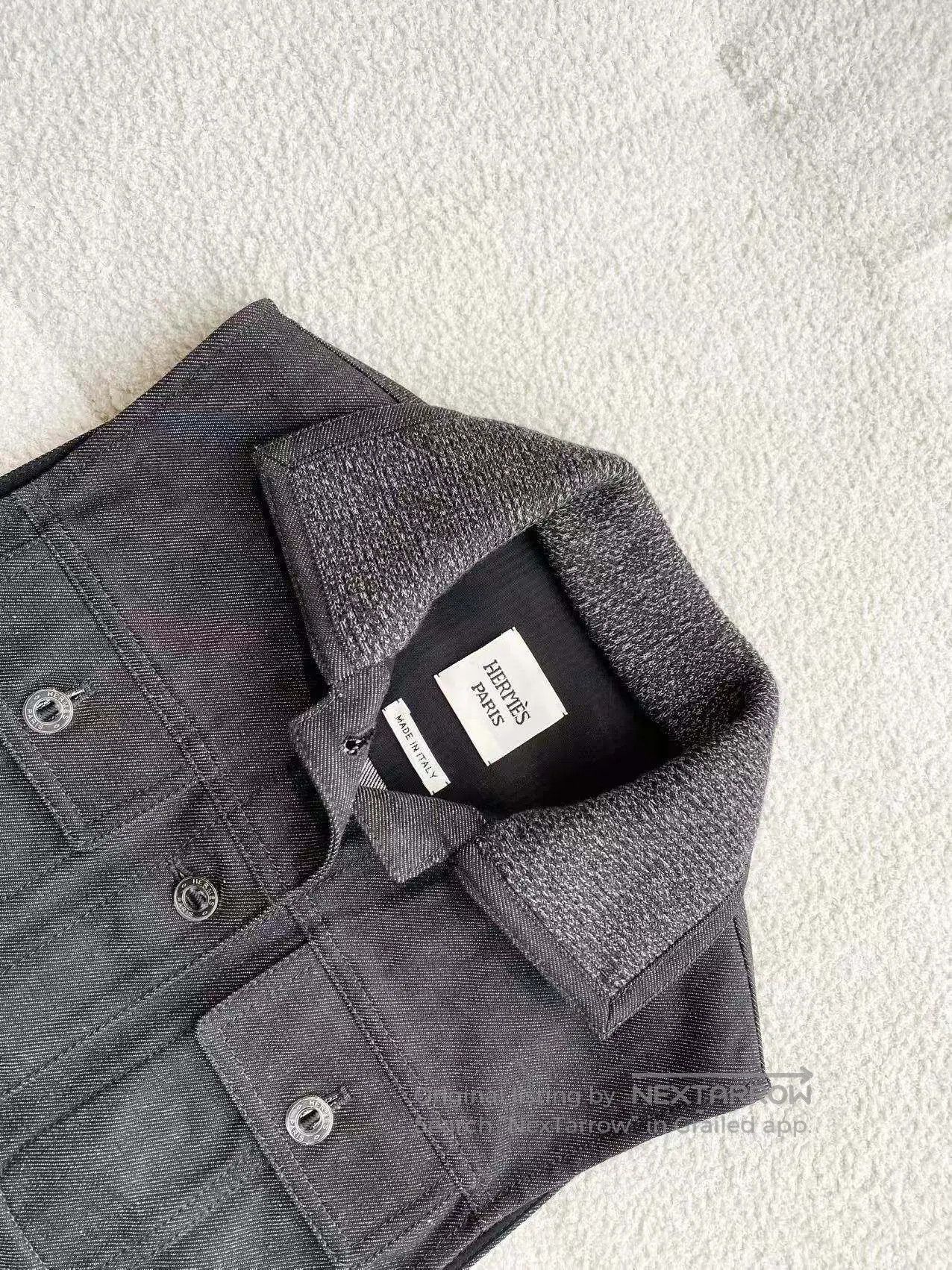 Hermes Hermes 25SS denim vest| Size XXS / US 00 / IT 34 - 4 Thumbnail