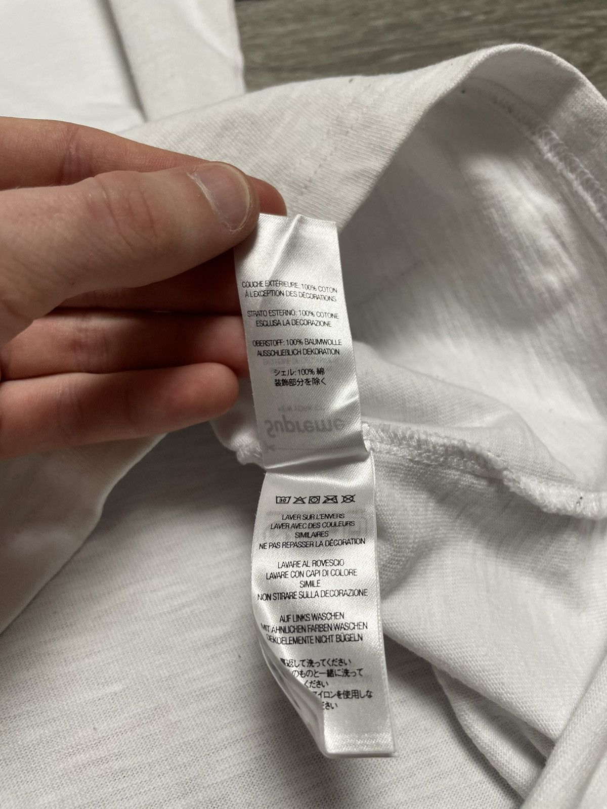 Supreme Supreme Old English White T-Shirt S/S 2024 Size US XL / EU 56 / 4 - 11 Thumbnail
