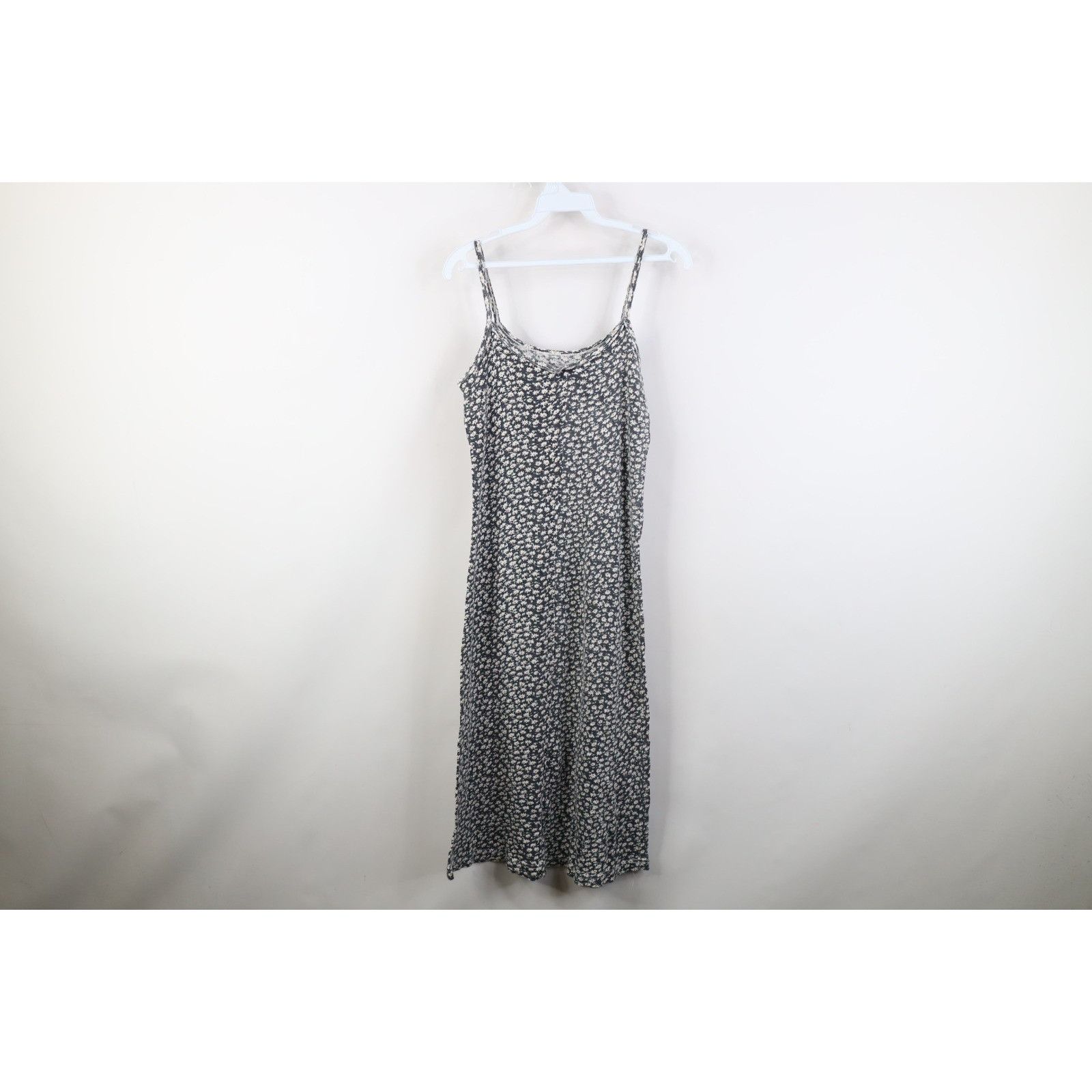 Vintage Vintage 90s Y2K Babydoll Flower Ribbed Knit Dress Size S / US 4 / IT 40 - 10 Thumbnail