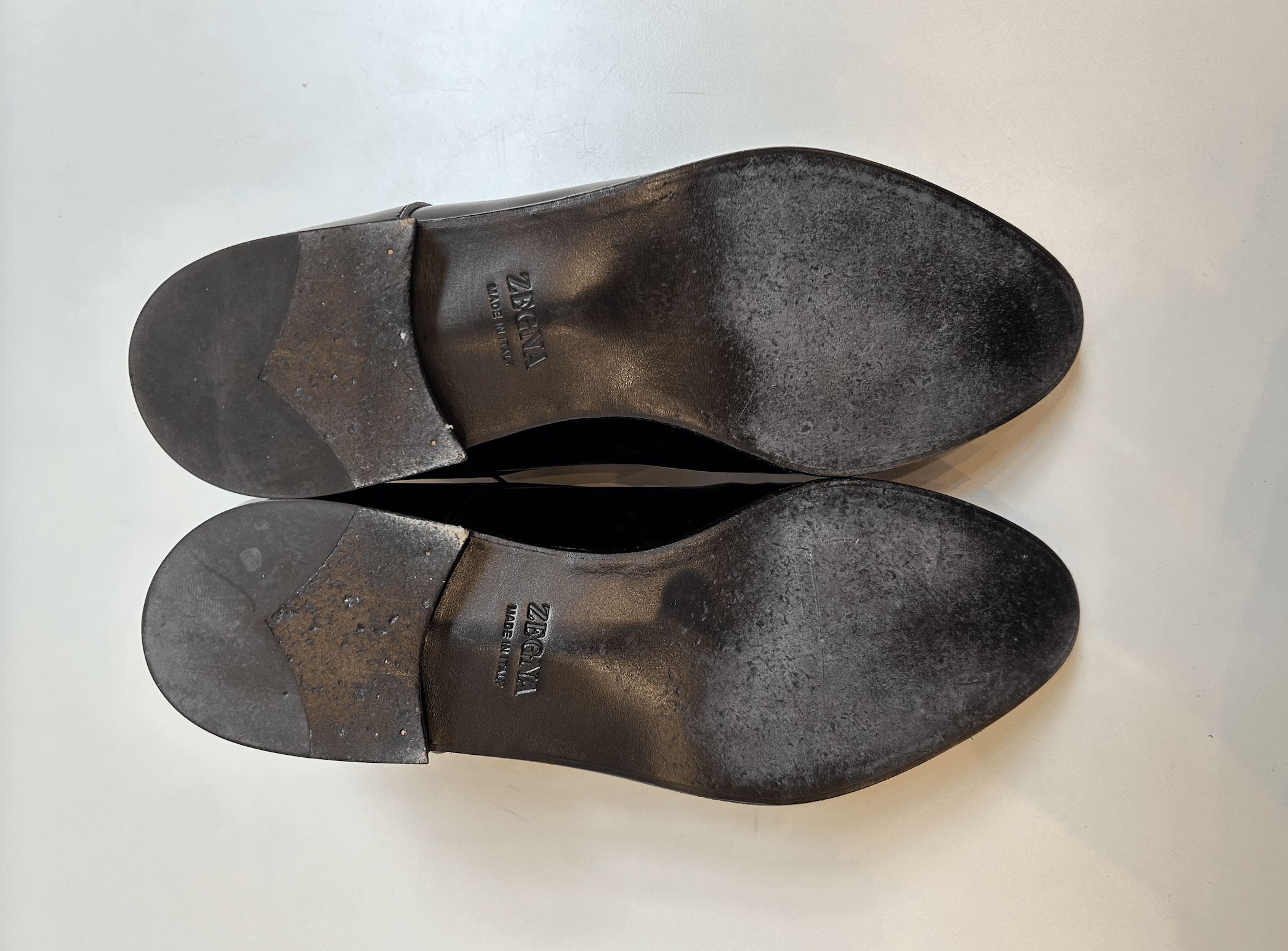 Ermenegildo Zegna Zegna Black Patent Leather Vienna Oxford Shoes Size US 11 / EU 44 - 5 Thumbnail
