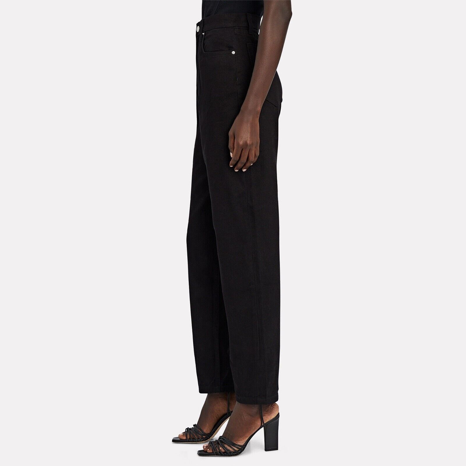The Unbranded Brand WeWoreWhat Women Black Modern Boyfriend Jeans Size 29 Size 29" - 3 Thumbnail