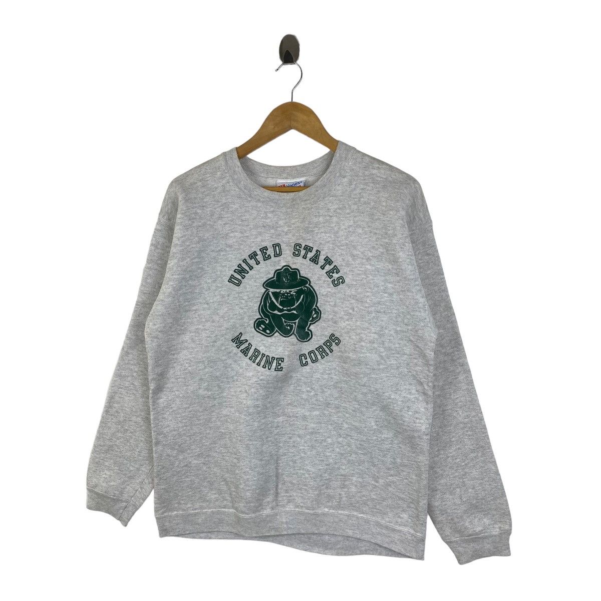 Vintage Vintage USMC Us Army Marine Corps Bulldog Sweatshirt Jumper Size US M / EU 48-50 / 2 - 3 Thumbnail
