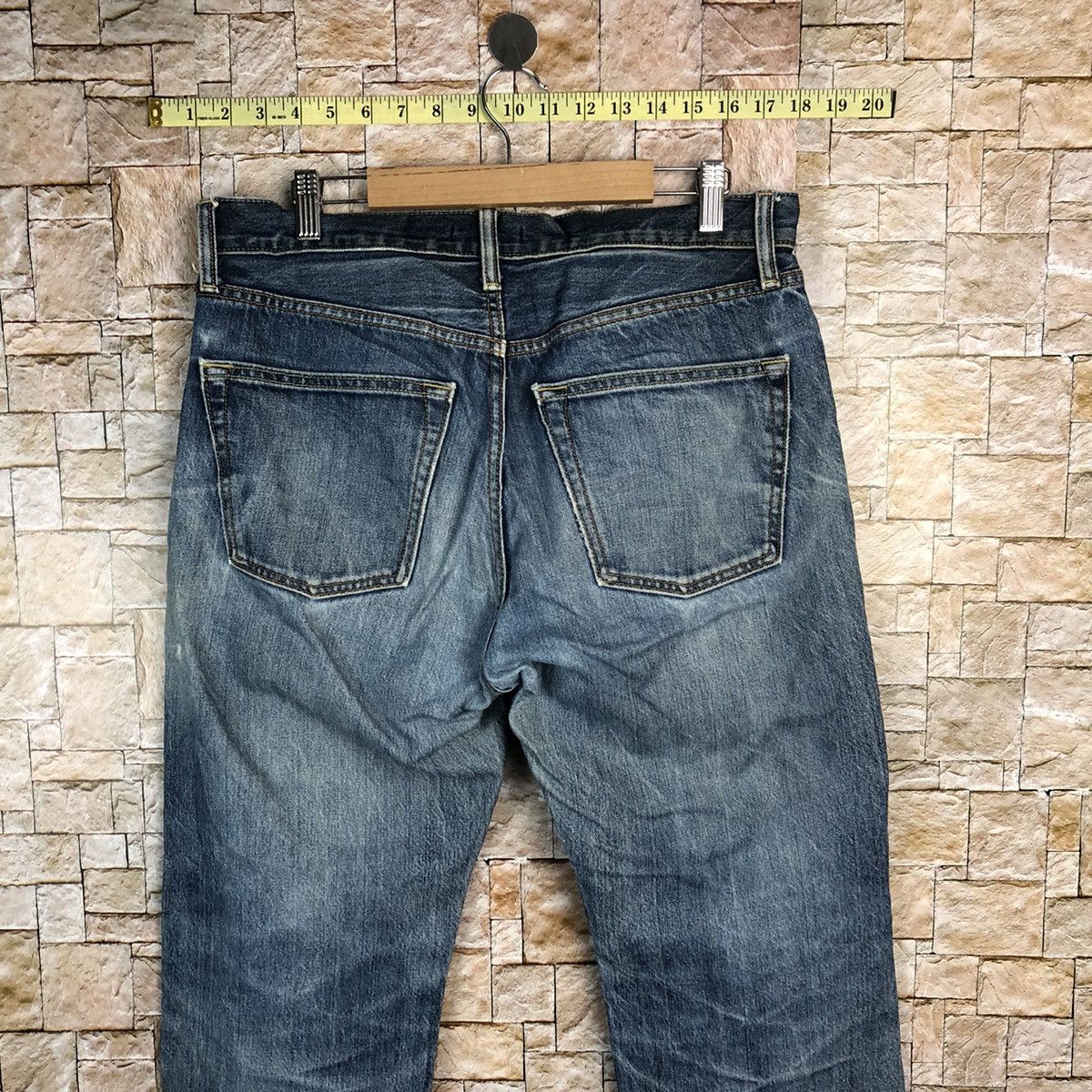 Uniqlo Uniqlo vintage Jeans faded Blue Denim Pants #7578 Size US 32 / EU 48 - 16 Thumbnail