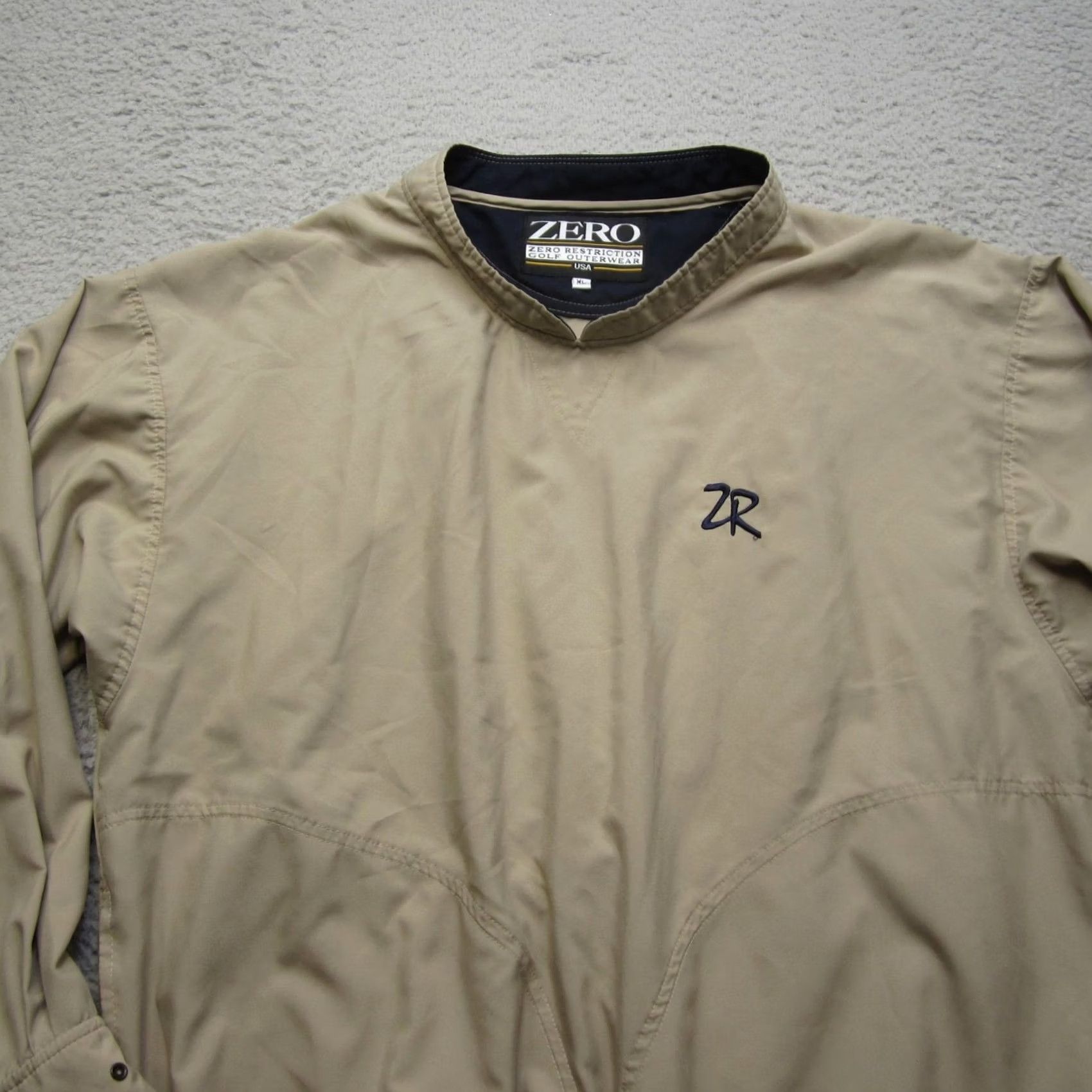 Vintage VINTAGE Zero Restriction Jacket Mens XL Golf Windbreaker Lightweight Pullover Size US XL / EU 56 / 4 - 4 Thumbnail