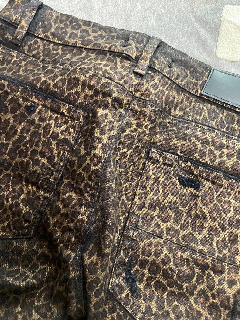 Amiri Amiri leopard print glitter 9-inch pants Size US 34 / EU 50 - 5 Thumbnail
