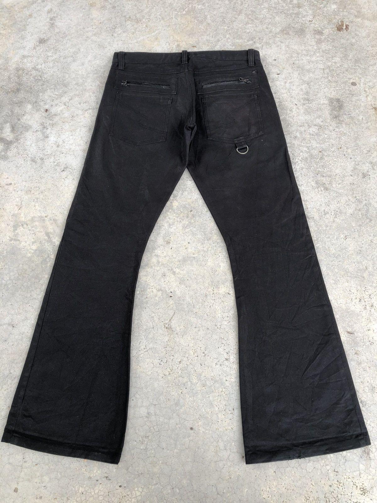 If Six Was Nine Semantic Design Flared Jeans Wax Jeans Size US 32 / EU 48 - 2 Thumbnail
