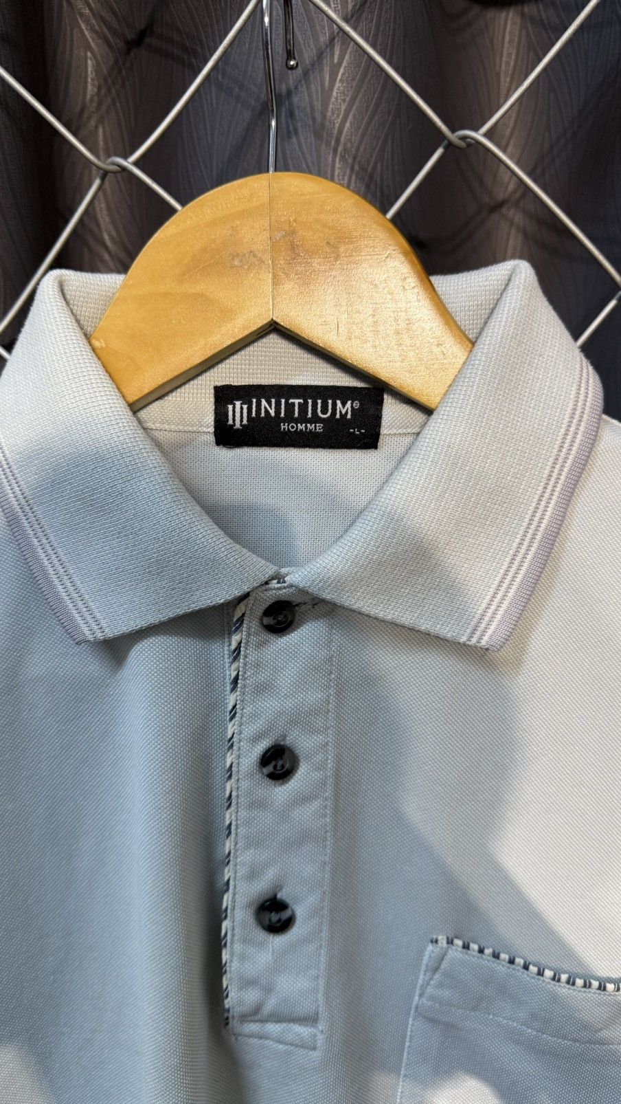 Japanese Brand Sick Initium Homme Japanese Brand Pique Polo Shirt Light Size US L / EU 52-54 / 3 - 4 Thumbnail