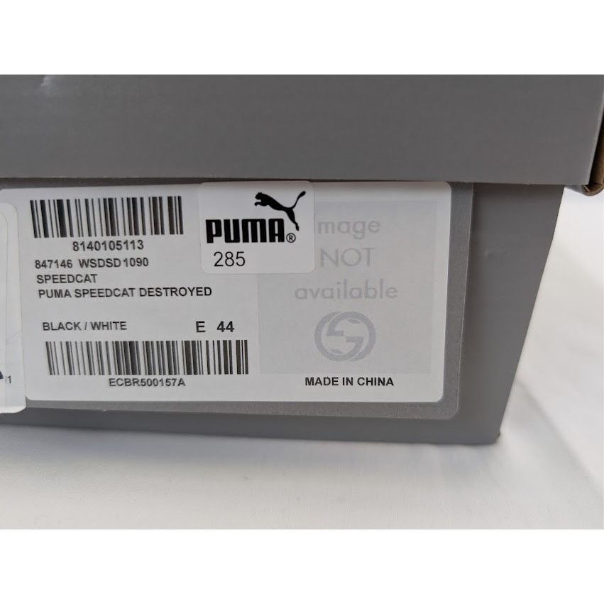 Balenciaga × Puma o1rshd1 Q:3 / Speedcat Destroyed Low Top Sneaker in Black Size US 11 / EU 44 - 24 Thumbnail