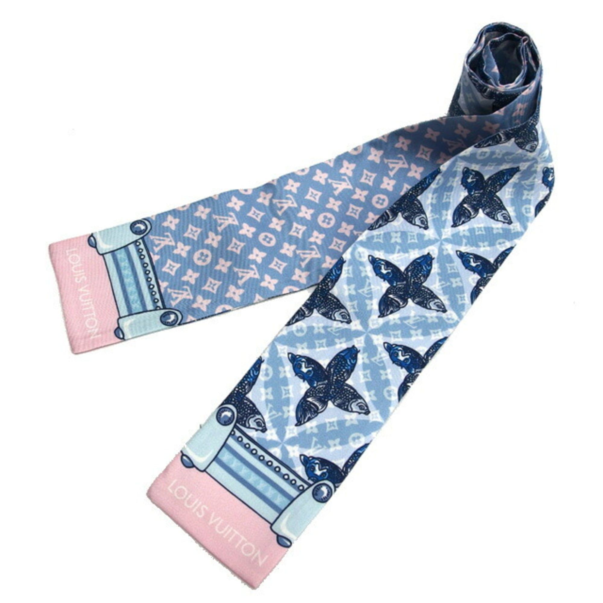 Louis Vuitton Louis Vuitton Monogram Bandeau Animal Fish Ribbon Scarf/Muffler Size ONE SIZE - 1 Thumbnail