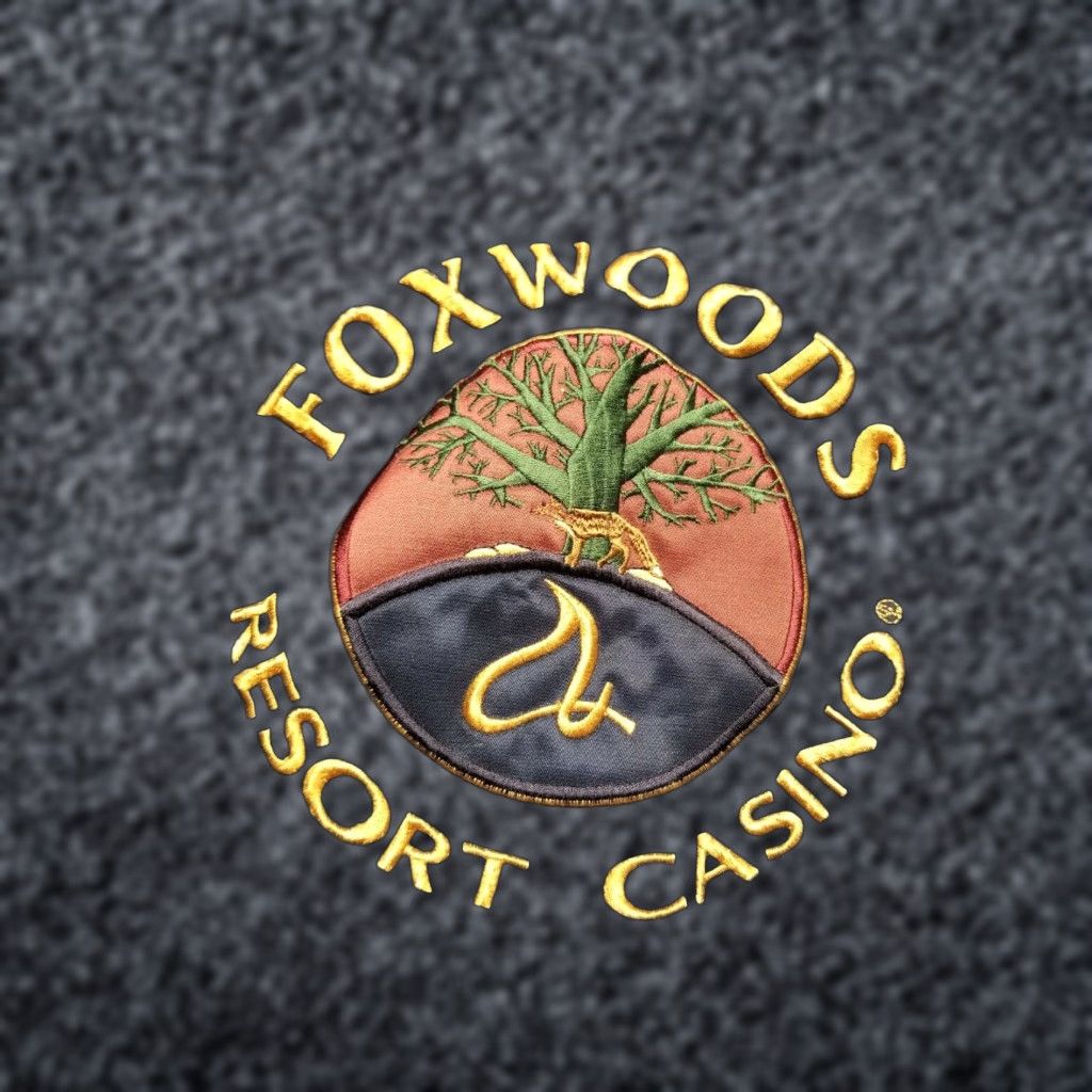 Vintage VTG FOXWOOD'S RESORT Casino Embroidered Jacket M Men Blue Satin Polyester Reversible Windbreaker 80s 90s Oarsman Size US M / EU 48-50 / 2 - 1 Thumbnail