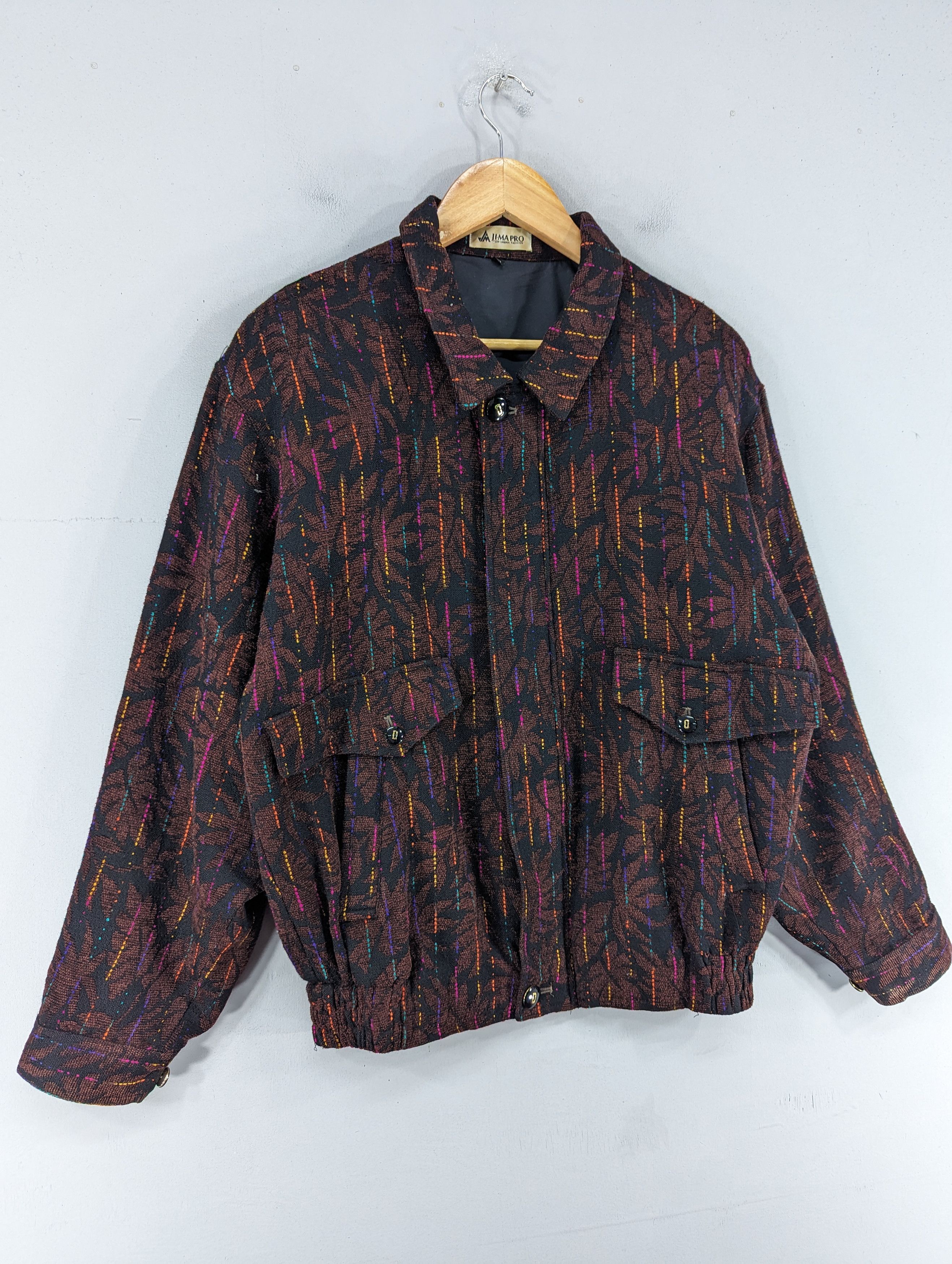 Japanese Brand Vintage Ji-Ma Pro Japanese Brand Mohair Bomber Jacket Size US M / EU 48-50 / 2 - 3 Thumbnail