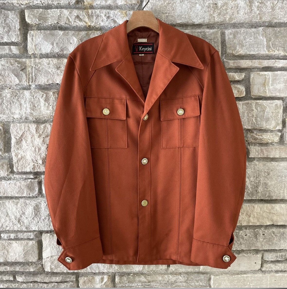Vintage Vintage 70s Retro Blazer Size US L / EU 52-54 / 3 - 1 Thumbnail