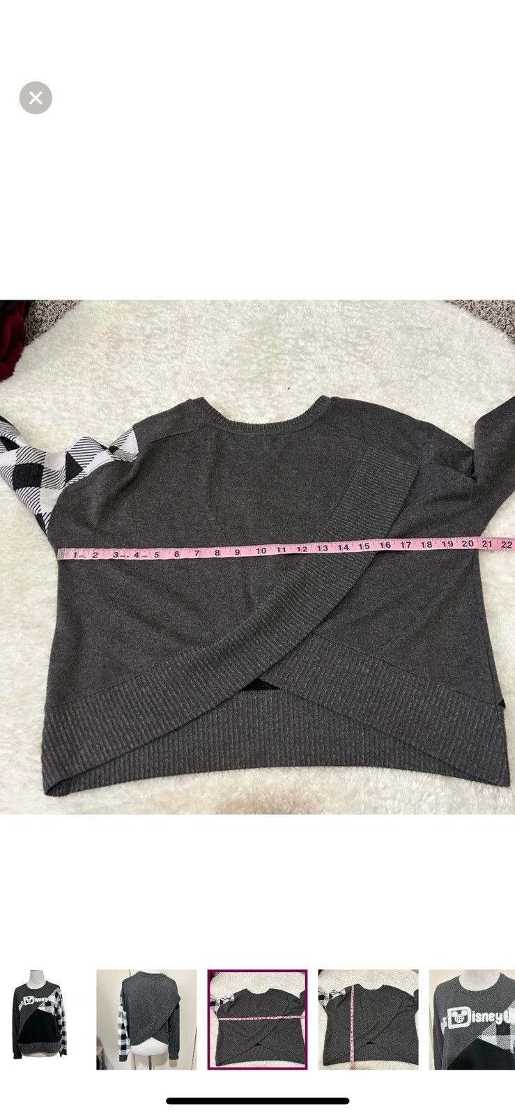 Disney Disney small Walt Disney world colorblock sweater Size S / US 4 / IT 40 - 5 Thumbnail