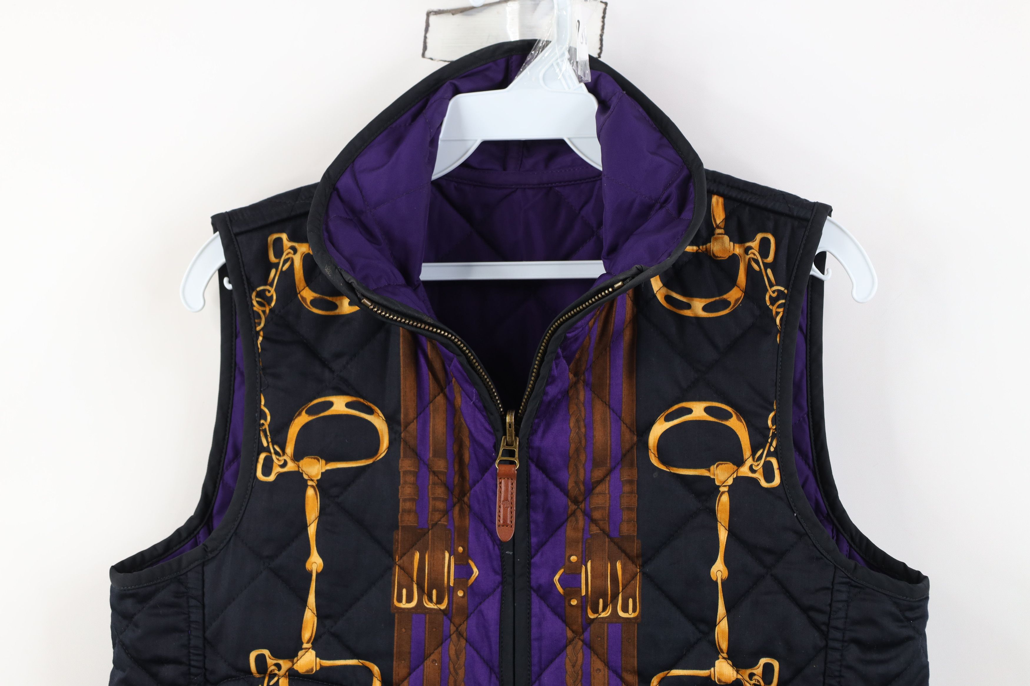 Ralph Lauren Vintage 90s Ralph Lauren Reversible Horse Vest Jacket Size M / US 6-8 / IT 42-44 - 2 Thumbnail