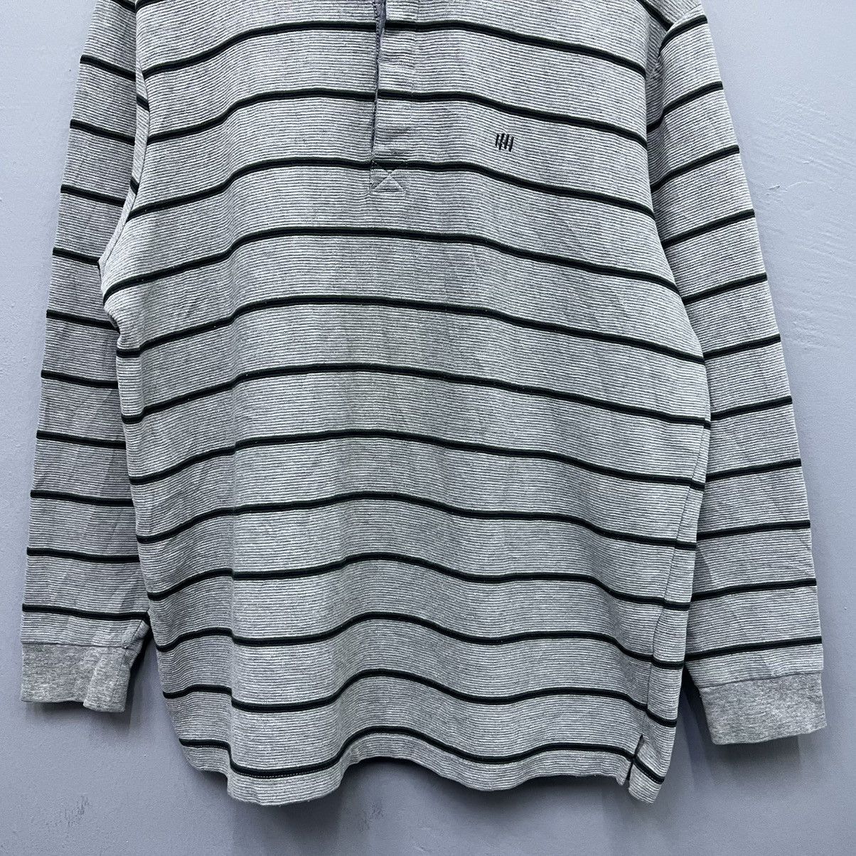 Kansai Yamamoto Kansai Yamamoto Striped Polo Rugby Shirt Size US L / EU 52-54 / 3 - 4 Thumbnail