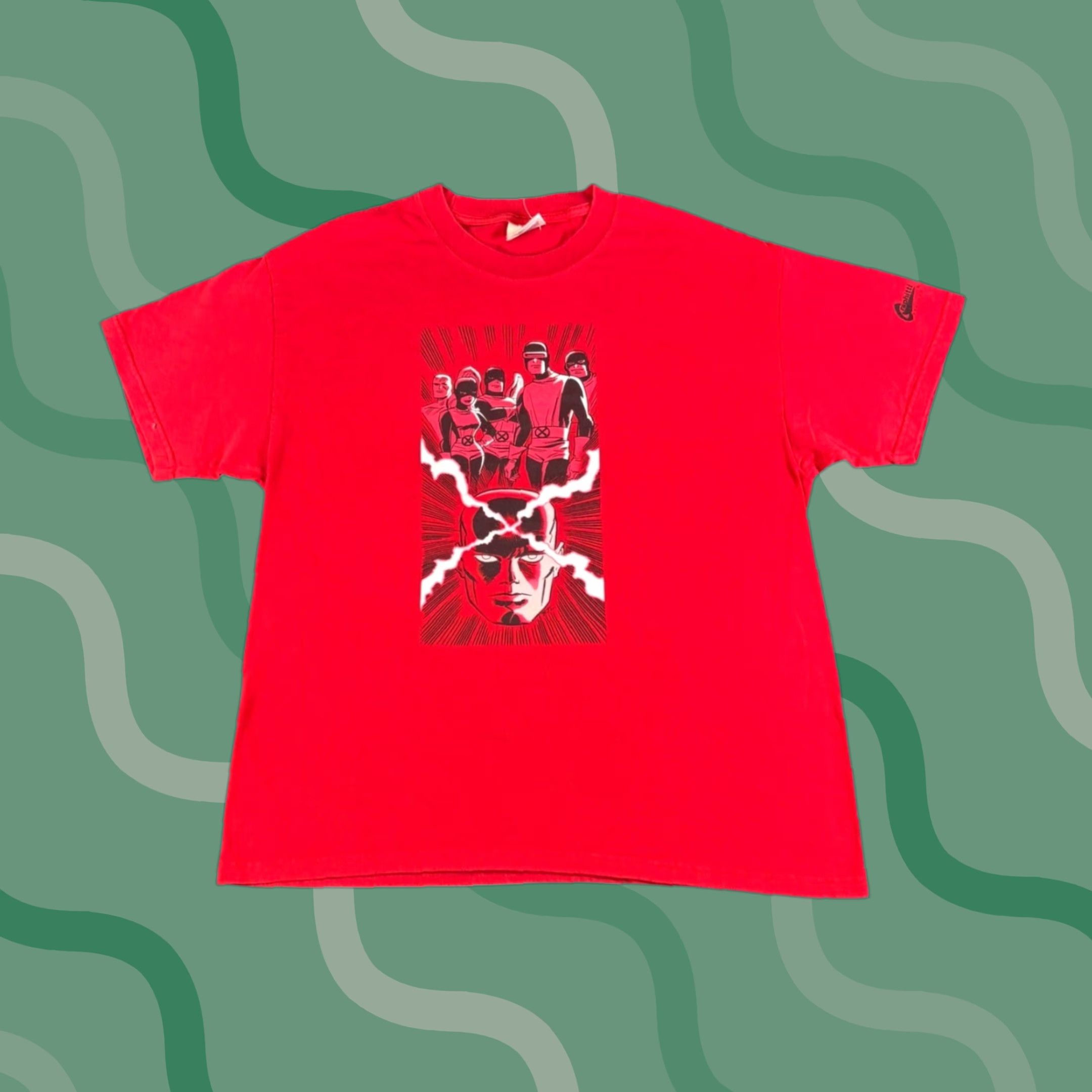 Hanes Hanes Heavyweight Red Marvel X Men Cyclops Graphic T Shirt Mens L Crew Neck Short Sleeve Logo 90s Vintage No Size US L / EU 52-54 / 3 - 1 Thumbnail
