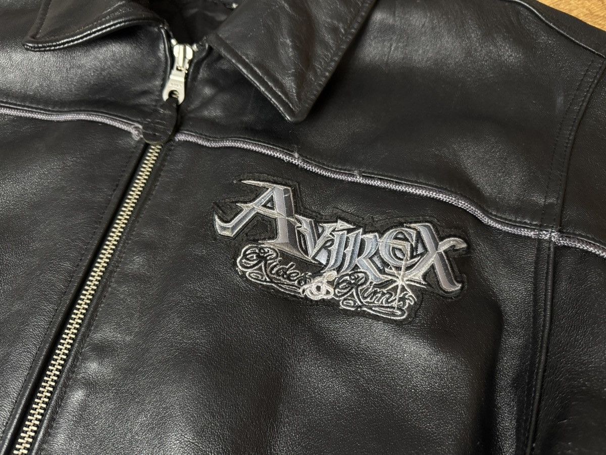 Avirex Vintage Avirex Rides & Rims Leather Jacket XL Size US XL / EU 56 / 4 - 4 Thumbnail