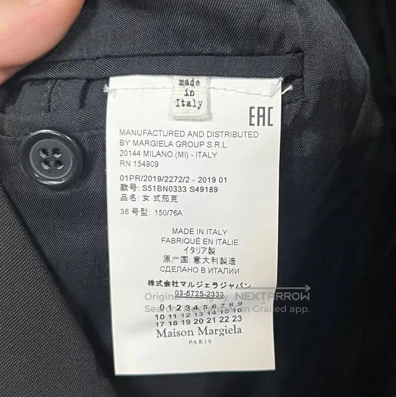 Maison Margiela Maison Margiela Black Wool Women's Jacket . Size S / US 4 / IT 40 - 3 Thumbnail