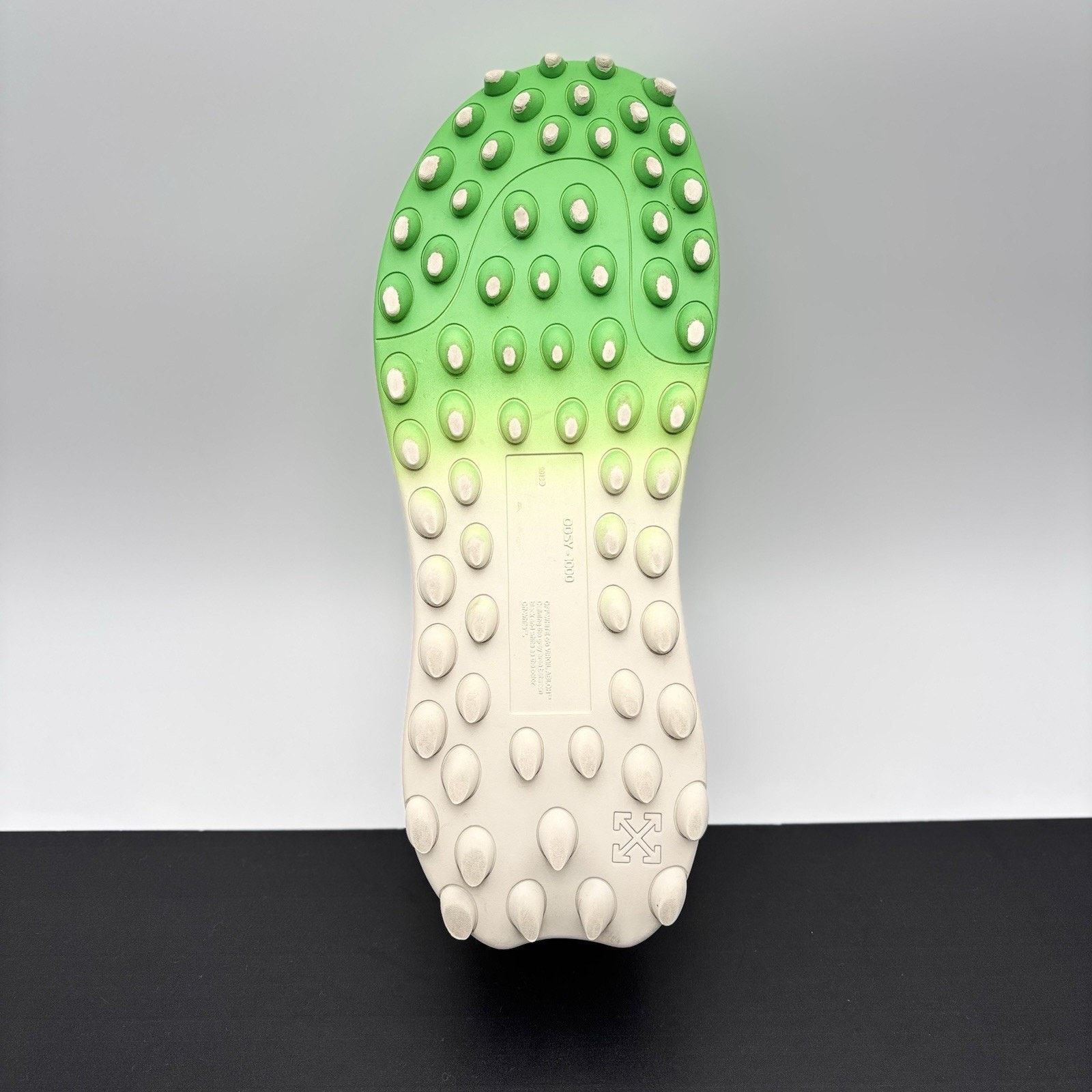 Off-White Off-White ODSY-1000 ' White, Green Spray Paint ' | GREAT! Size US 12 / EU 45 - 8 Thumbnail