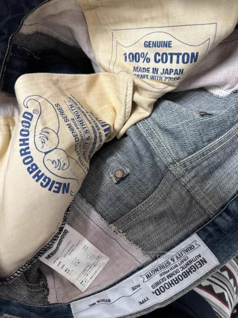 Neighborhood NEIGHBORHOOD 17SS Blue Denim Jeans. Size US 32 / EU 48 - 4 Thumbnail