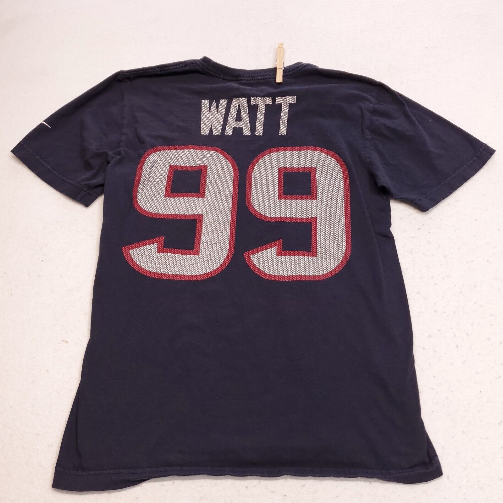 Nike Nike Houston Texans #99 Watt T-Shirt Adult Mens Size S Blue Size US S / EU 44-46 / 1 - 7 Thumbnail