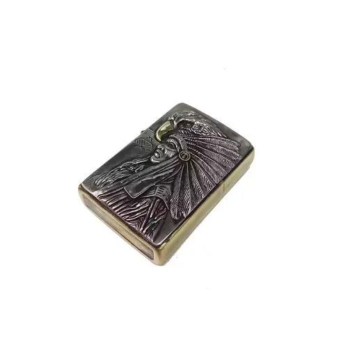 Other Tribal Chief Classic Lighter Storage Case Universal Portable Size ONE SIZE - 4 Thumbnail