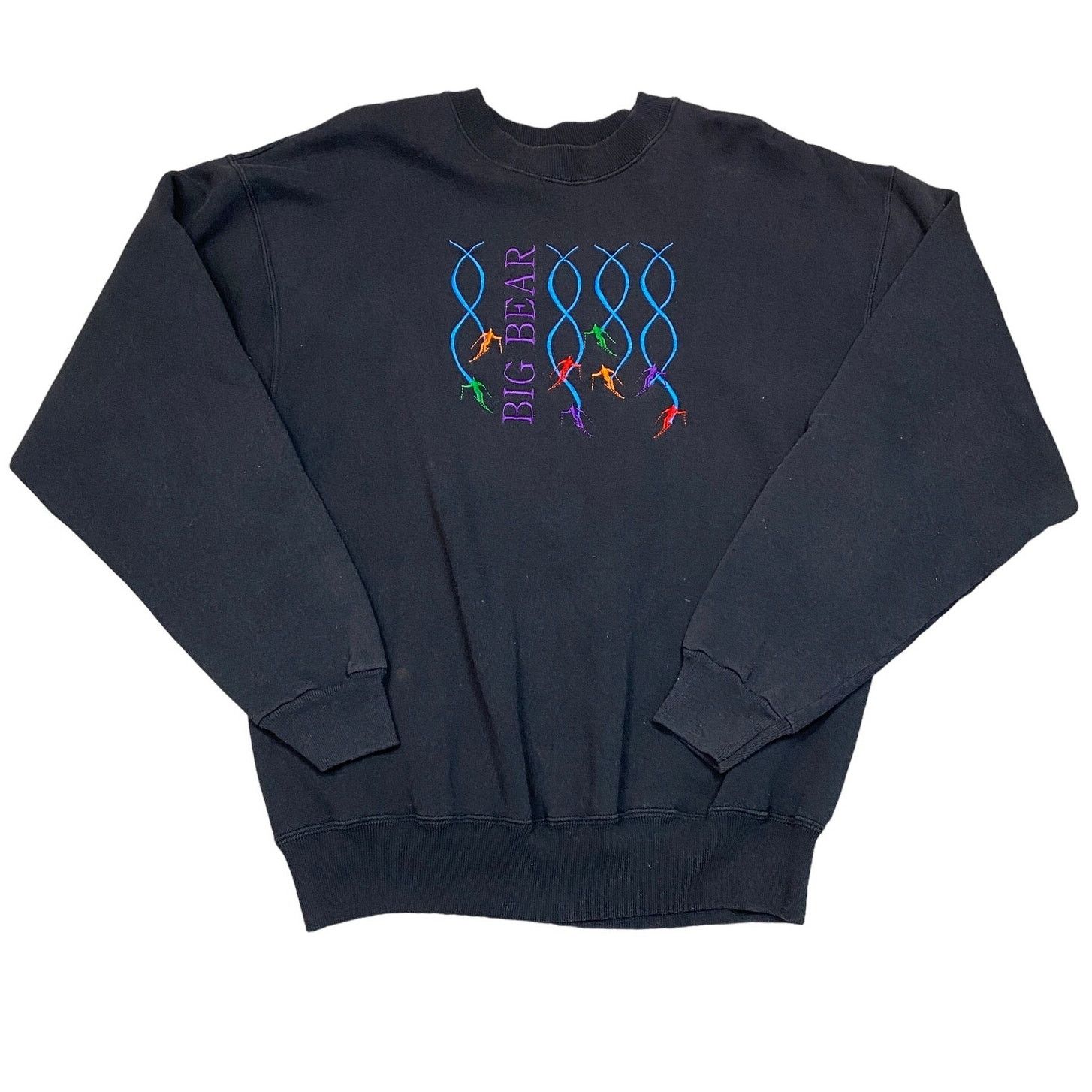 Hanes Vintage 90s Big Bear Ski Retro Crew Sweatshirt Men's XL Size US XL / EU 56 / 4 - 1 Thumbnail