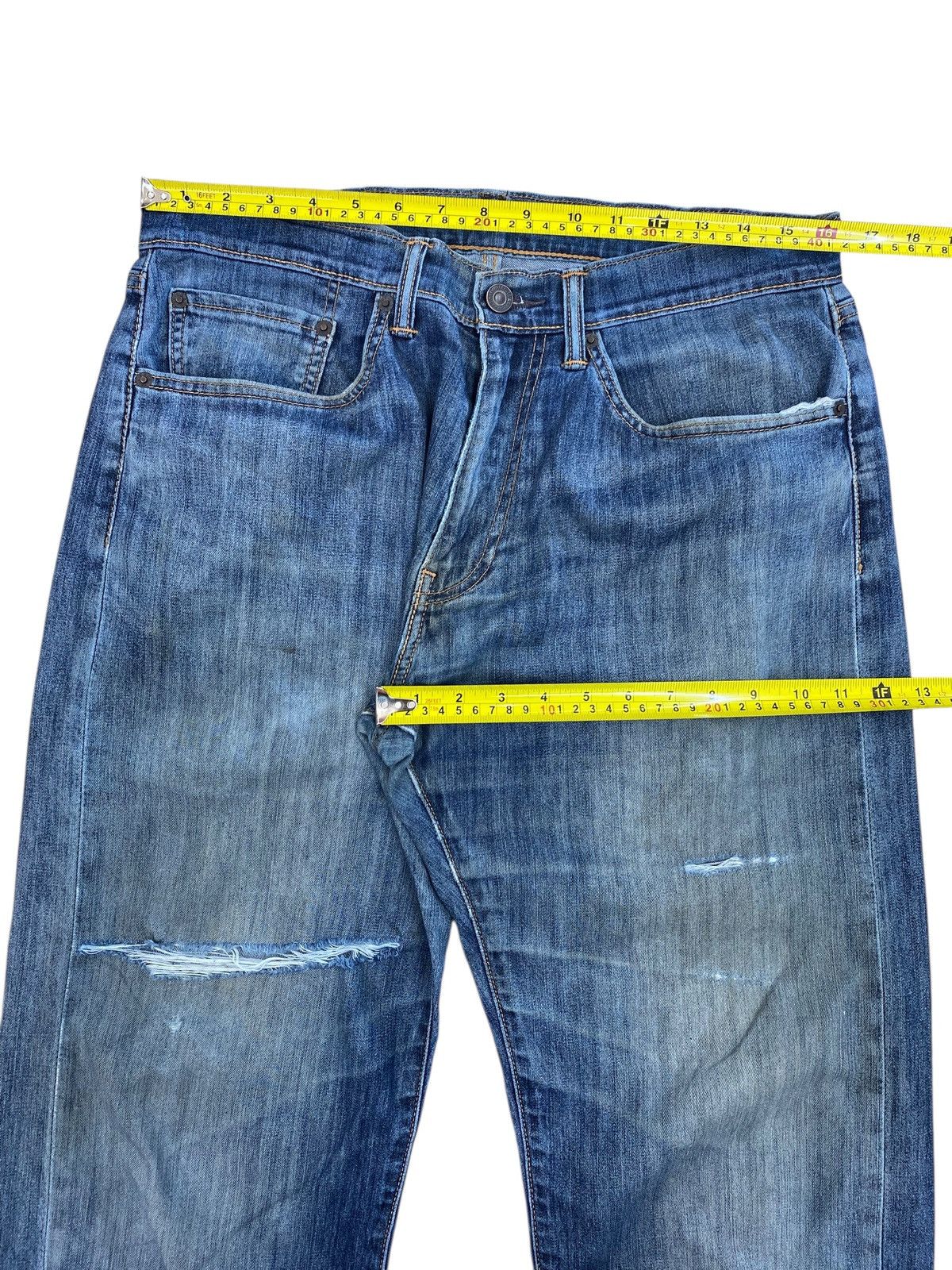 Levi's Levi’s Brand Faded Wash Ripped Style Soft Jeans Size US 32 / EU 48 - 9 Thumbnail