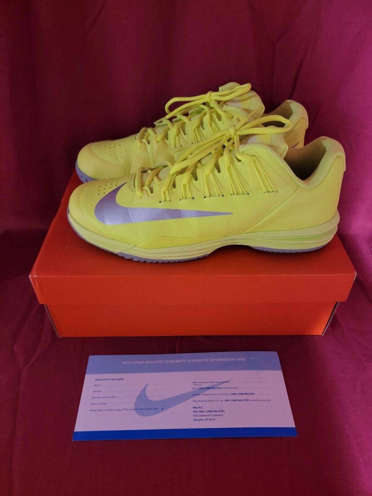Nike Nike Lunar Ballistec 1.5 Tennis Shoes Sz 12W/10.5 M Rafa Size US 10.5 / EU 43-44 - 1 Thumbnail