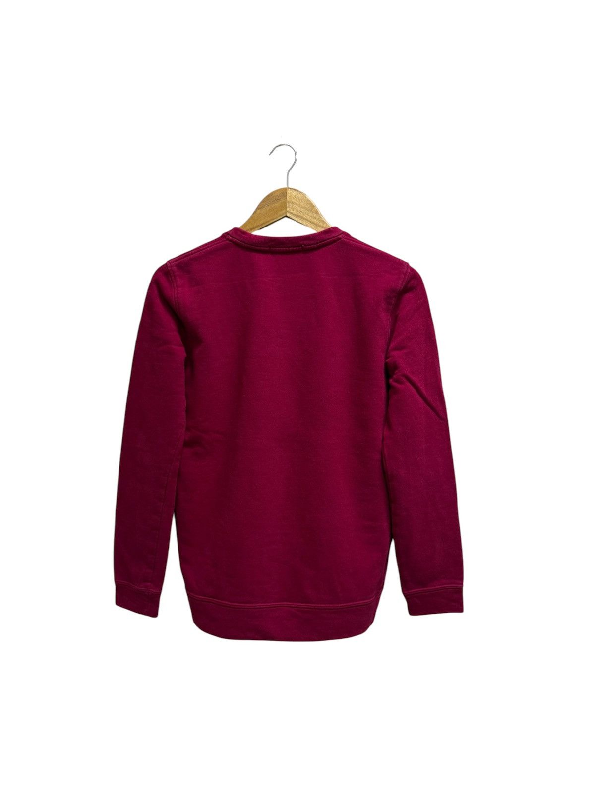 Lacoste Lacoste Spellout Maroon Sweatshirt Size US S / EU 44-46 / 1 - 2 Thumbnail