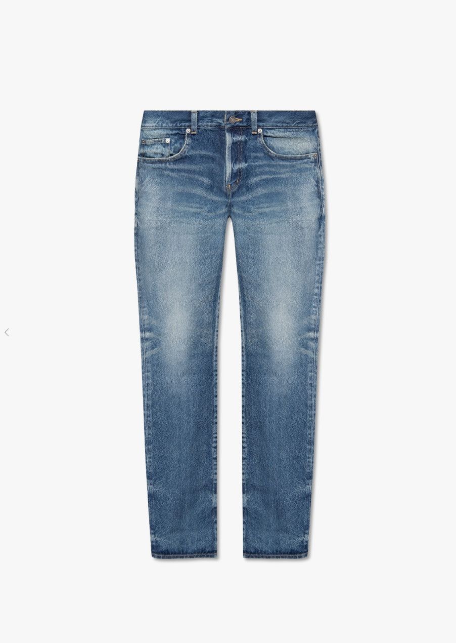 Saint Laurent Paris D18 Jeans - Hydrangea Blue Denim