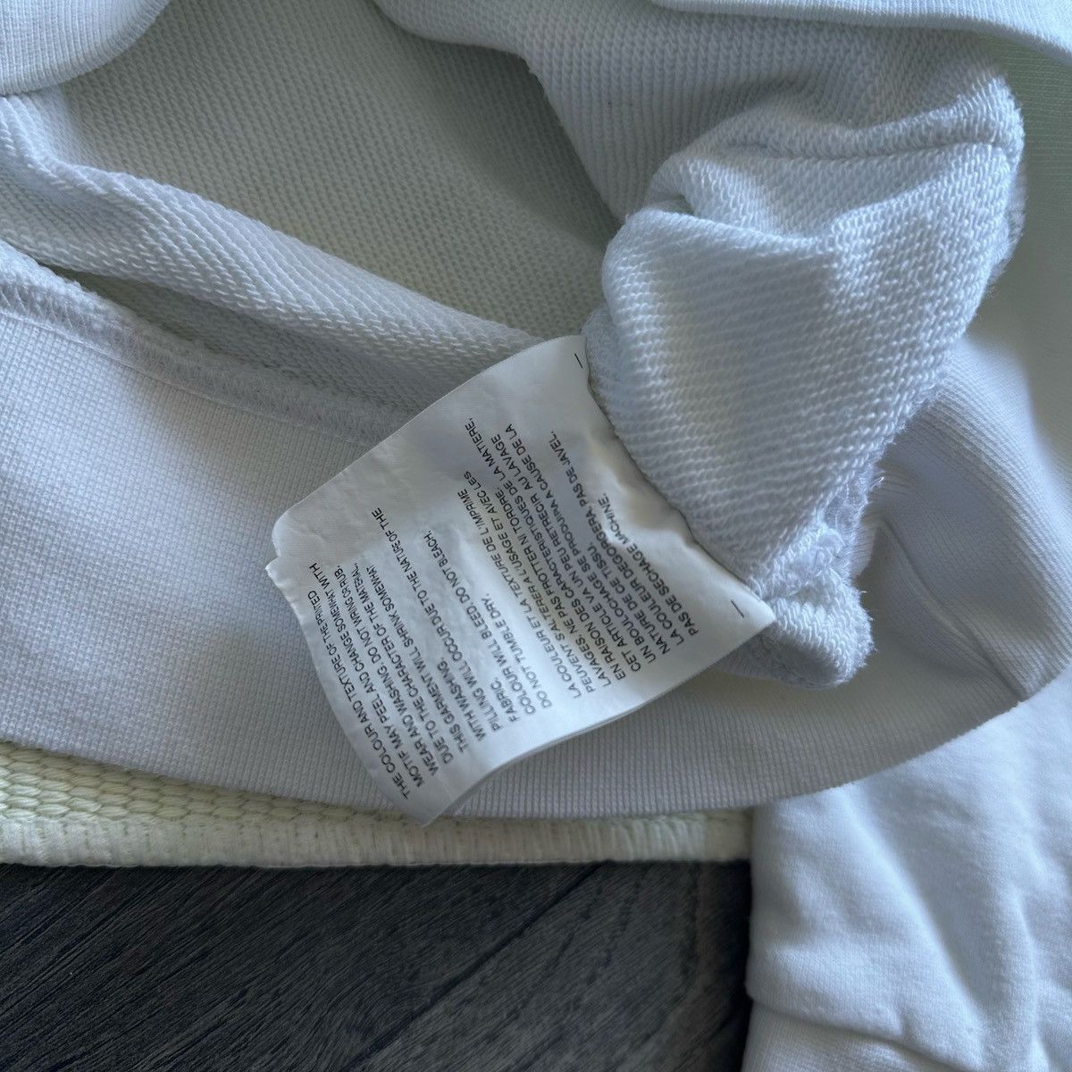 Comme des Garcons Comme des GARCONS CDG Logo Printed White Hoodie Size US S / EU 44-46 / 1 - 8 Thumbnail
