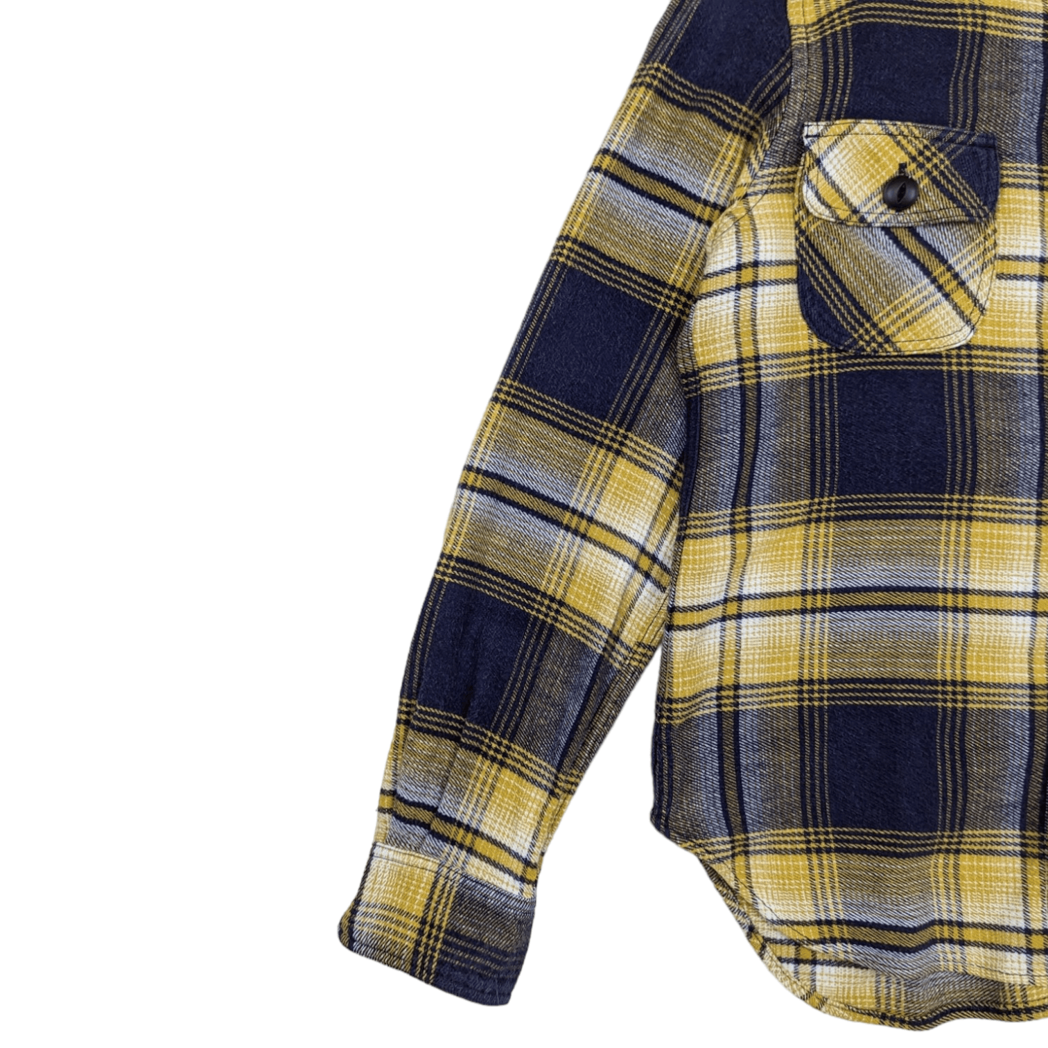 Flannel SHORT CUT FOR MARKS Button Up Flannel Shirt Yohji Yamamoto Size S / US 4 / IT 40 - 5 Thumbnail