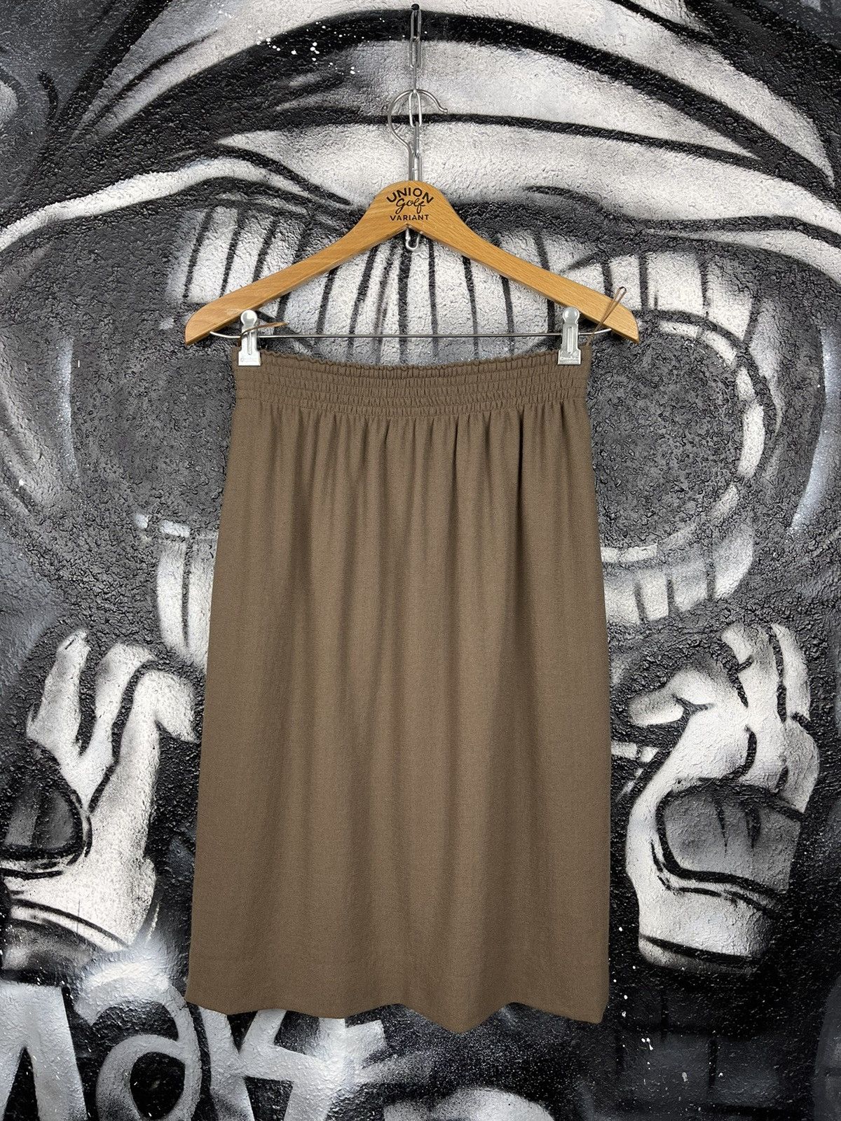 Jean Vintage Jean Muir Brown Wool Skirt Women’s Size UK 14 Size 34" / US 12 / IT 48 - 5 Thumbnail